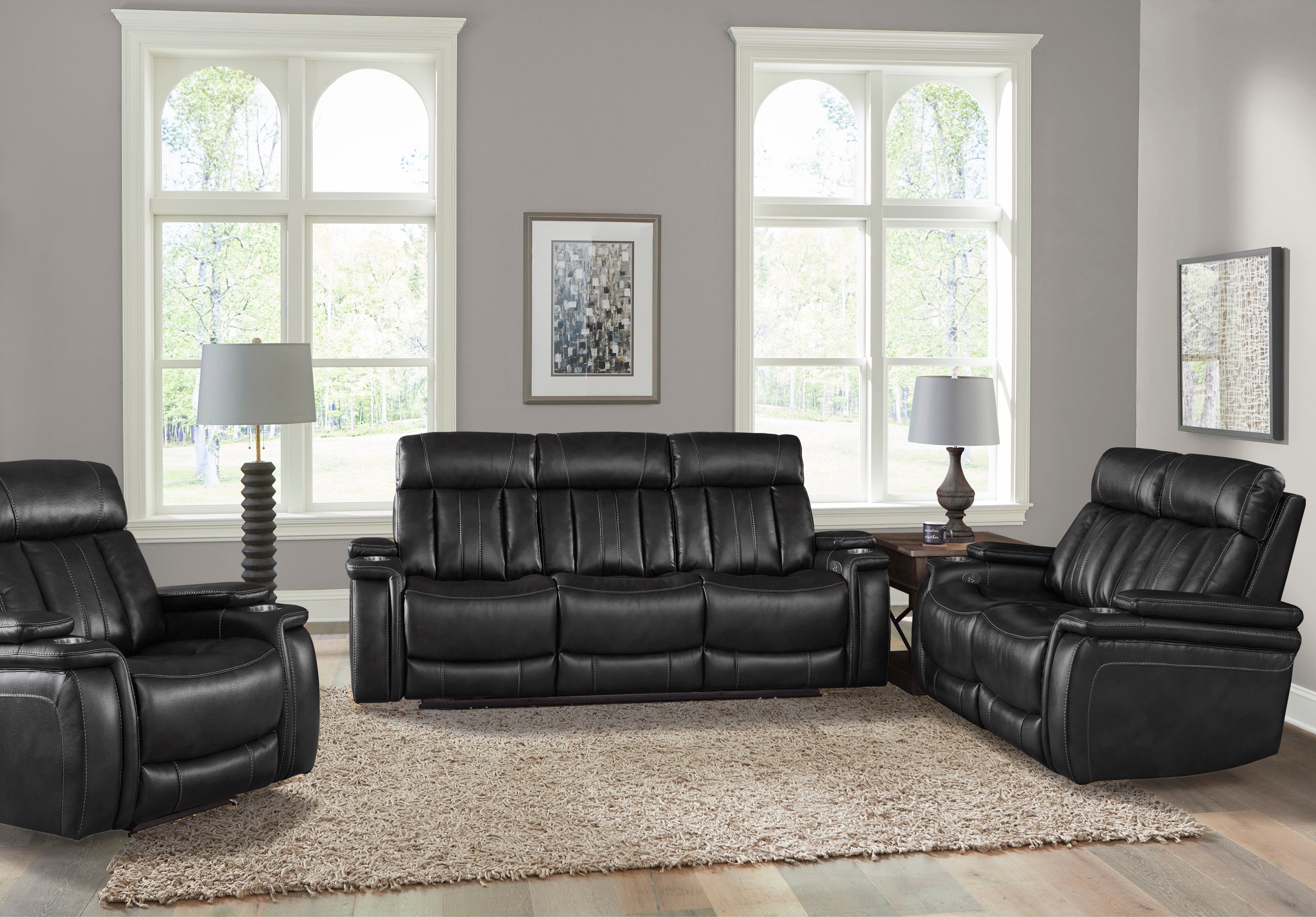 Parker Living Royce - Midnight Power Reclining Loveseat