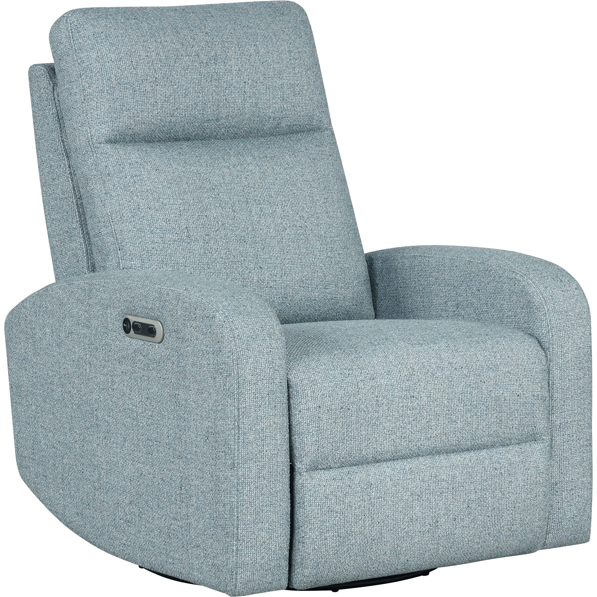 Parker Living Thriller - Natural Beauty Blue Power Swivel Glider Recliner