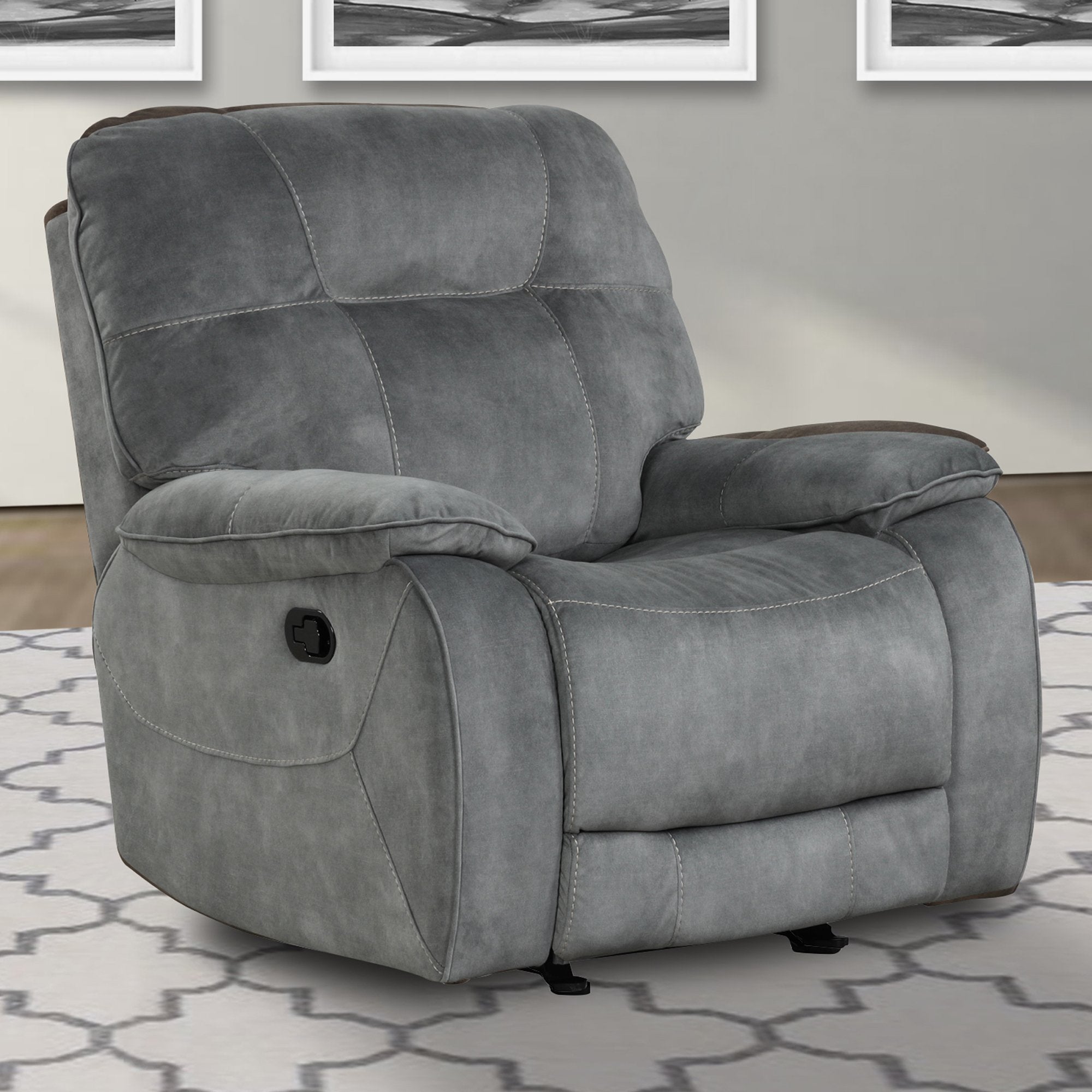 Parker Living Cooper - Shadow Grey Glider Recliner Two Pack