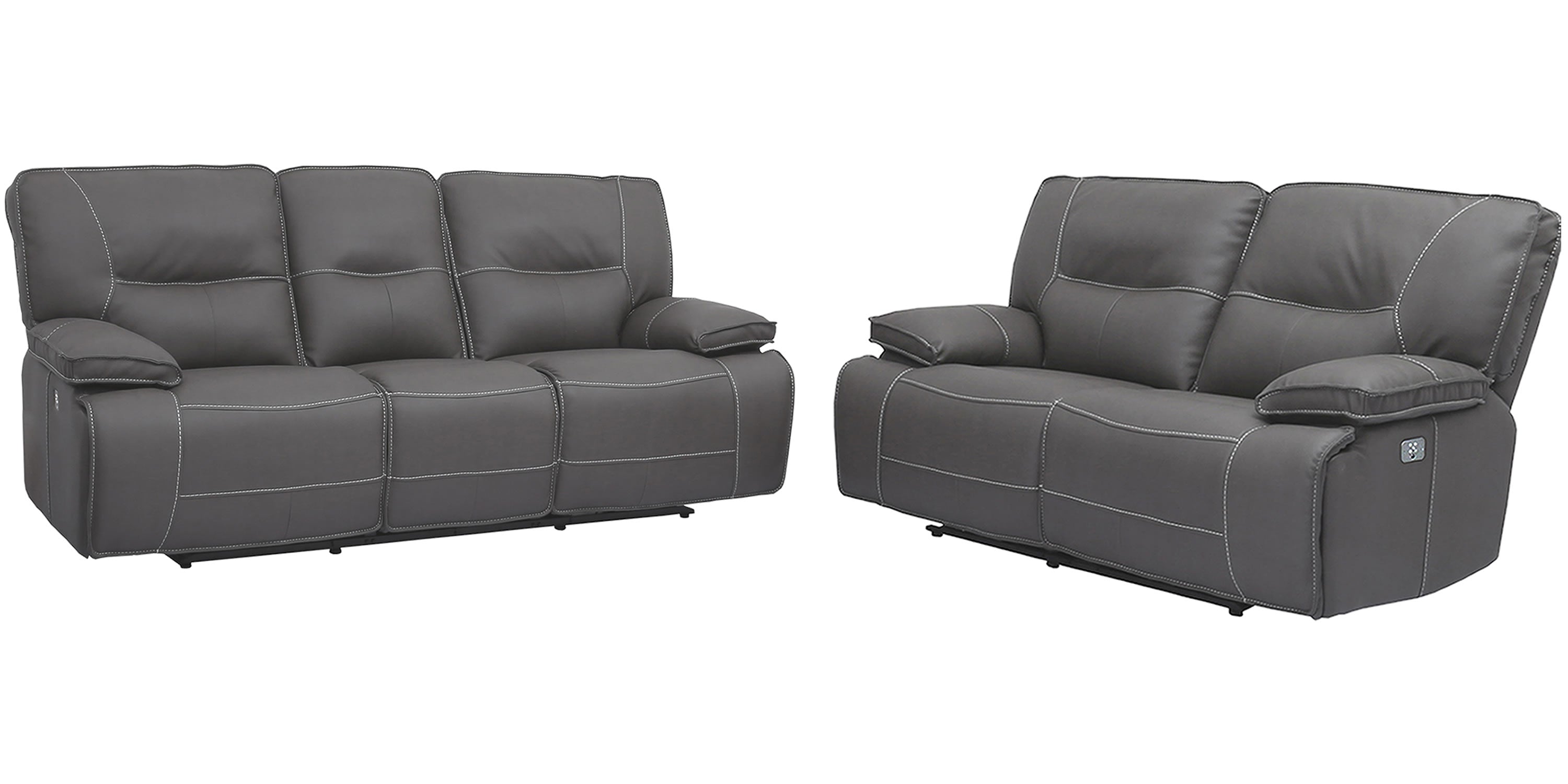 Parker Living Spartacus - Haze Power Reclining Sofa and Loveseat