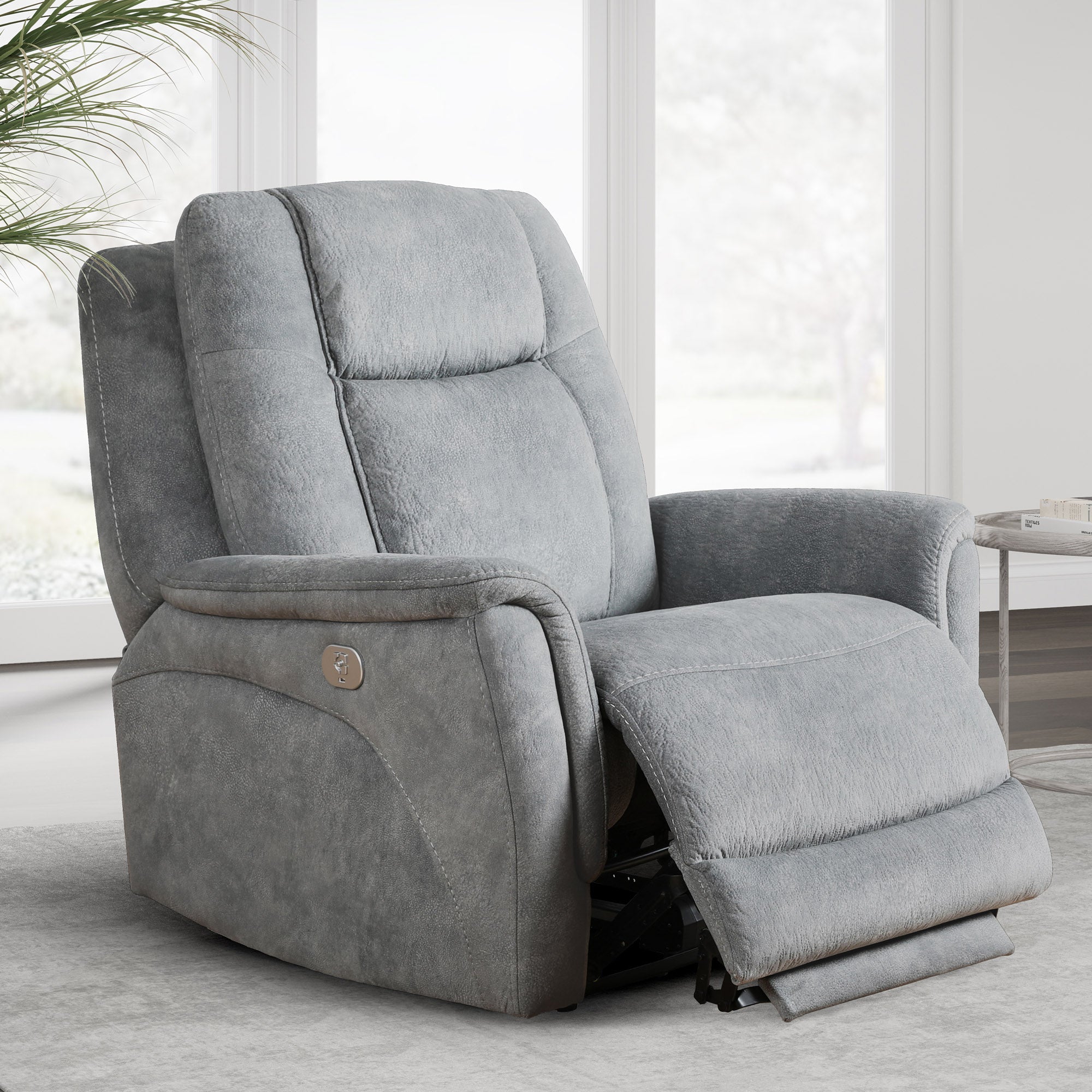 Parker Living Linus - Hudson Grey Zero Gravity Power Recliner