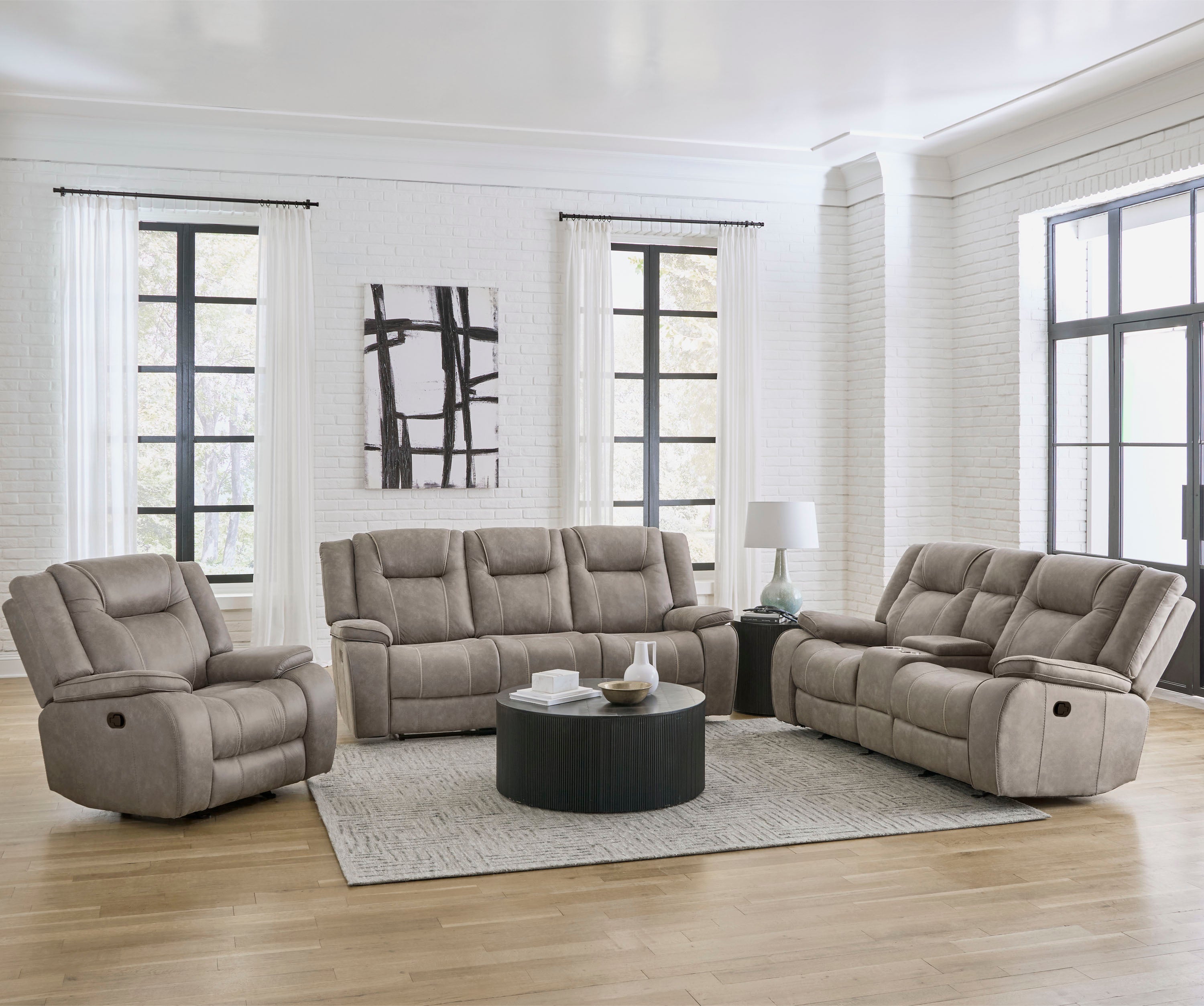 Parker Living Blake - Desert Taupe Glider Recliner Two Pack