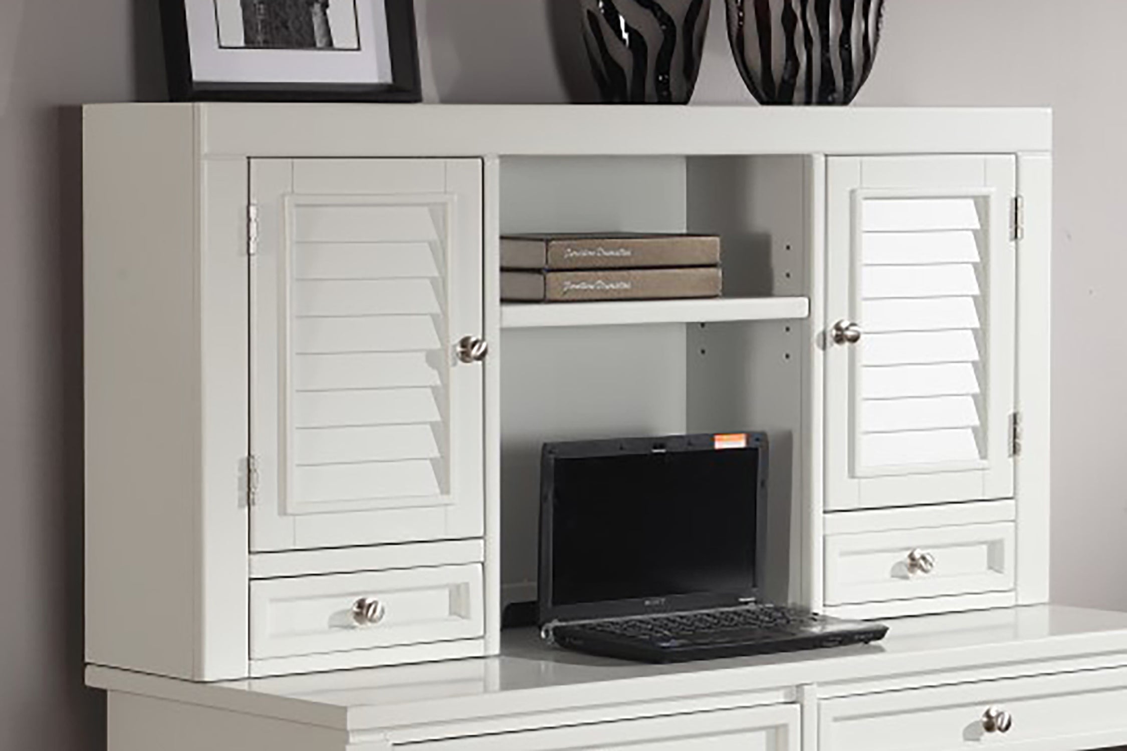 Parker House Boca L Shape Desk with Hutch