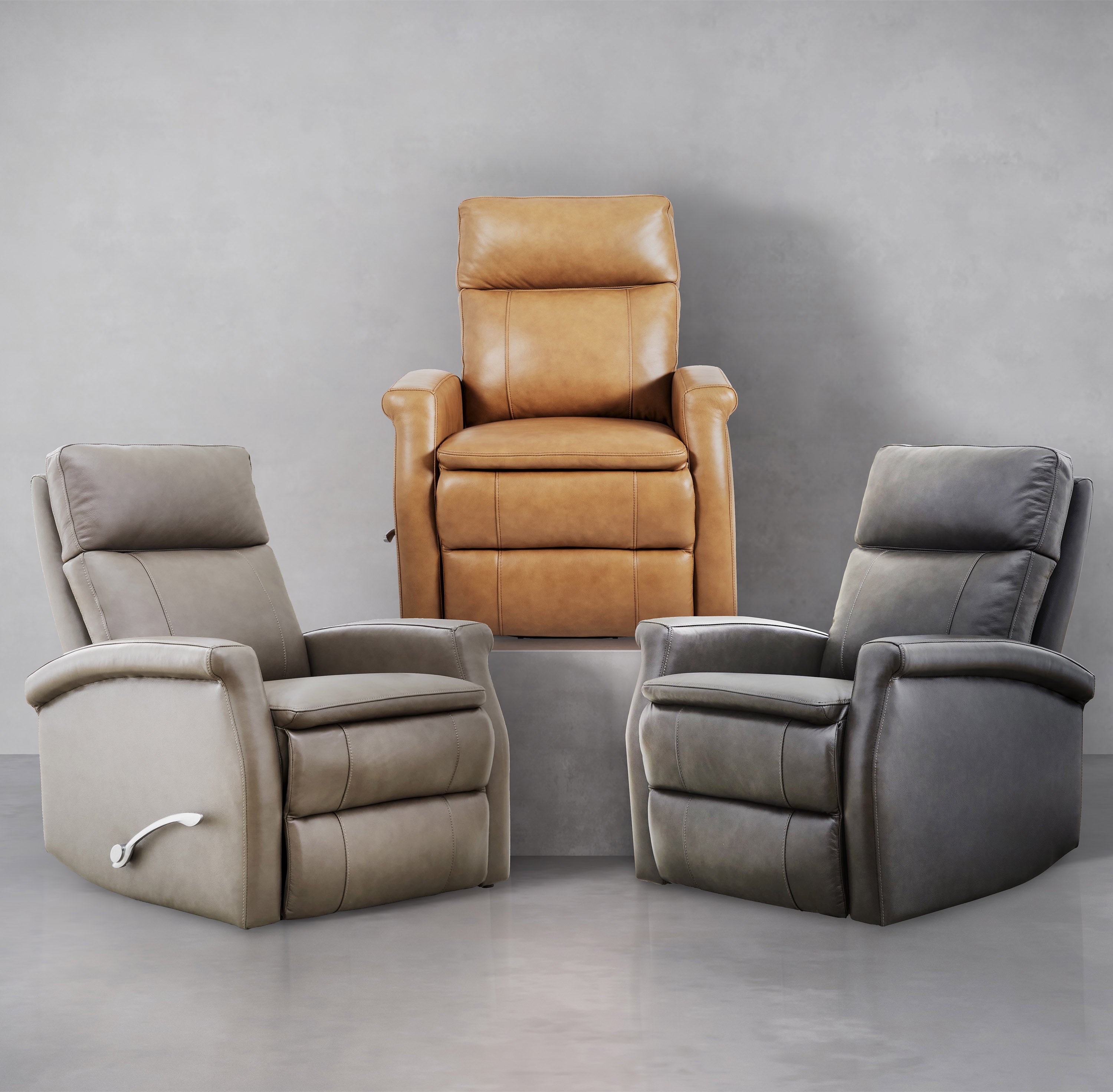 Parker Living Bristol - Raven Swivel Glider Recliner Two Pack