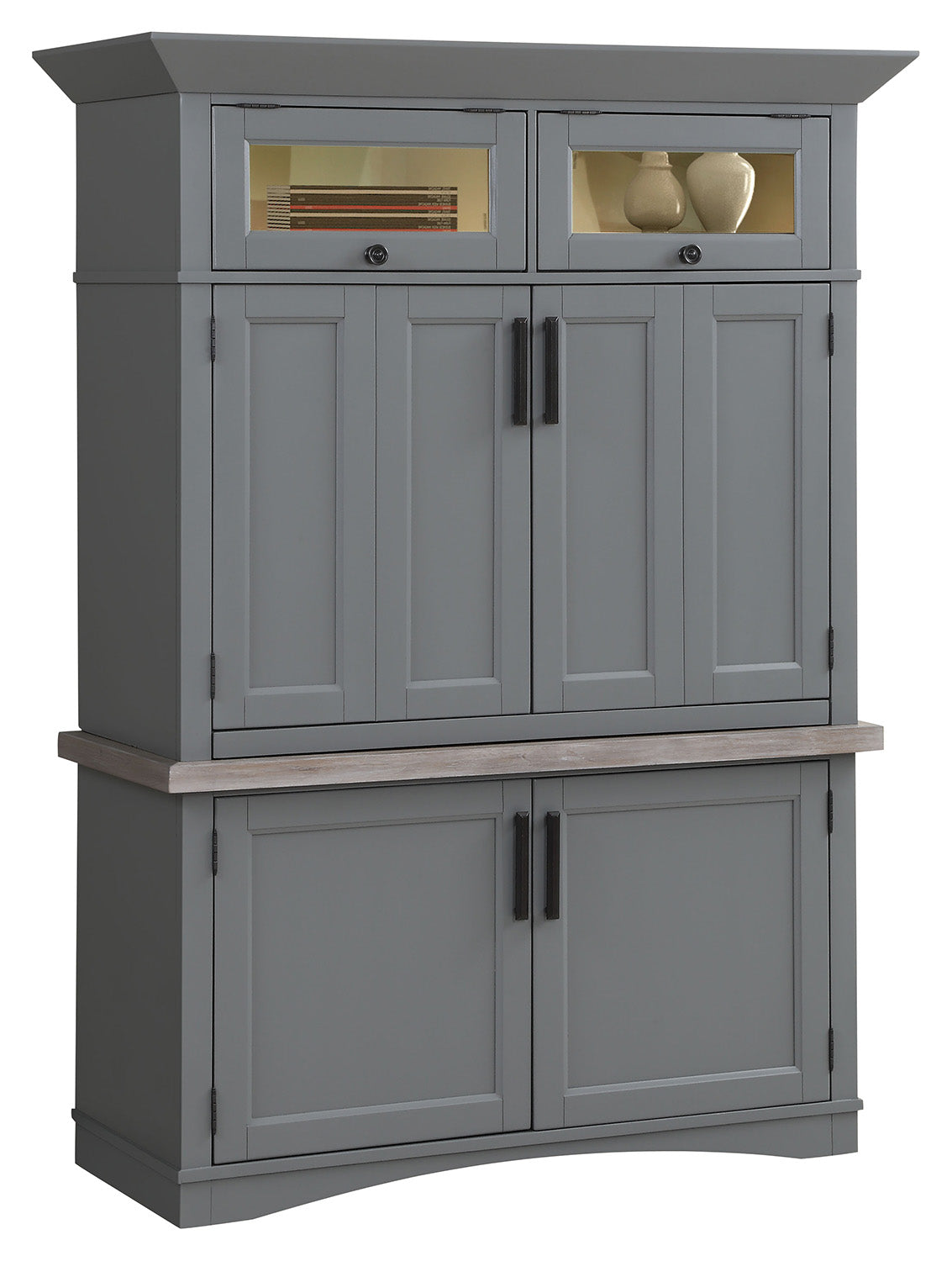 Parker House Americana Modern - Dove Workstation with LED Light