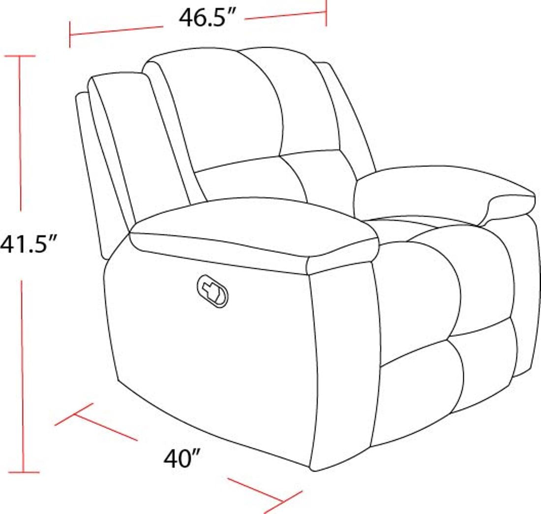 Parker Living Buster - Opal Taupe Recliner