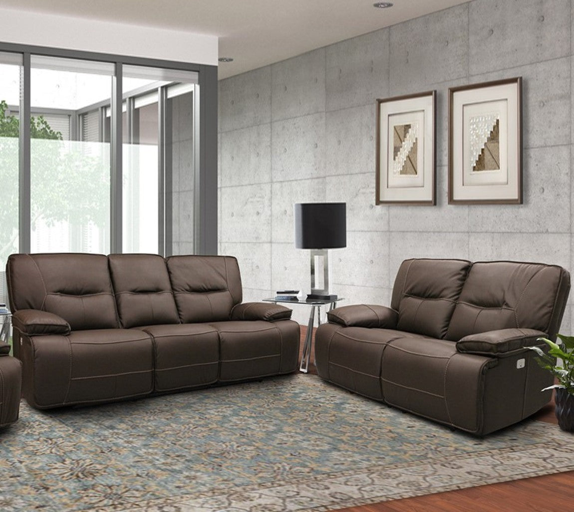 Parker Living Spartacus - Chocolate Power Reclining Sofa and Loveseat