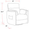 Parker Living Radius Lift - Mediterranean Power Lift Recliner