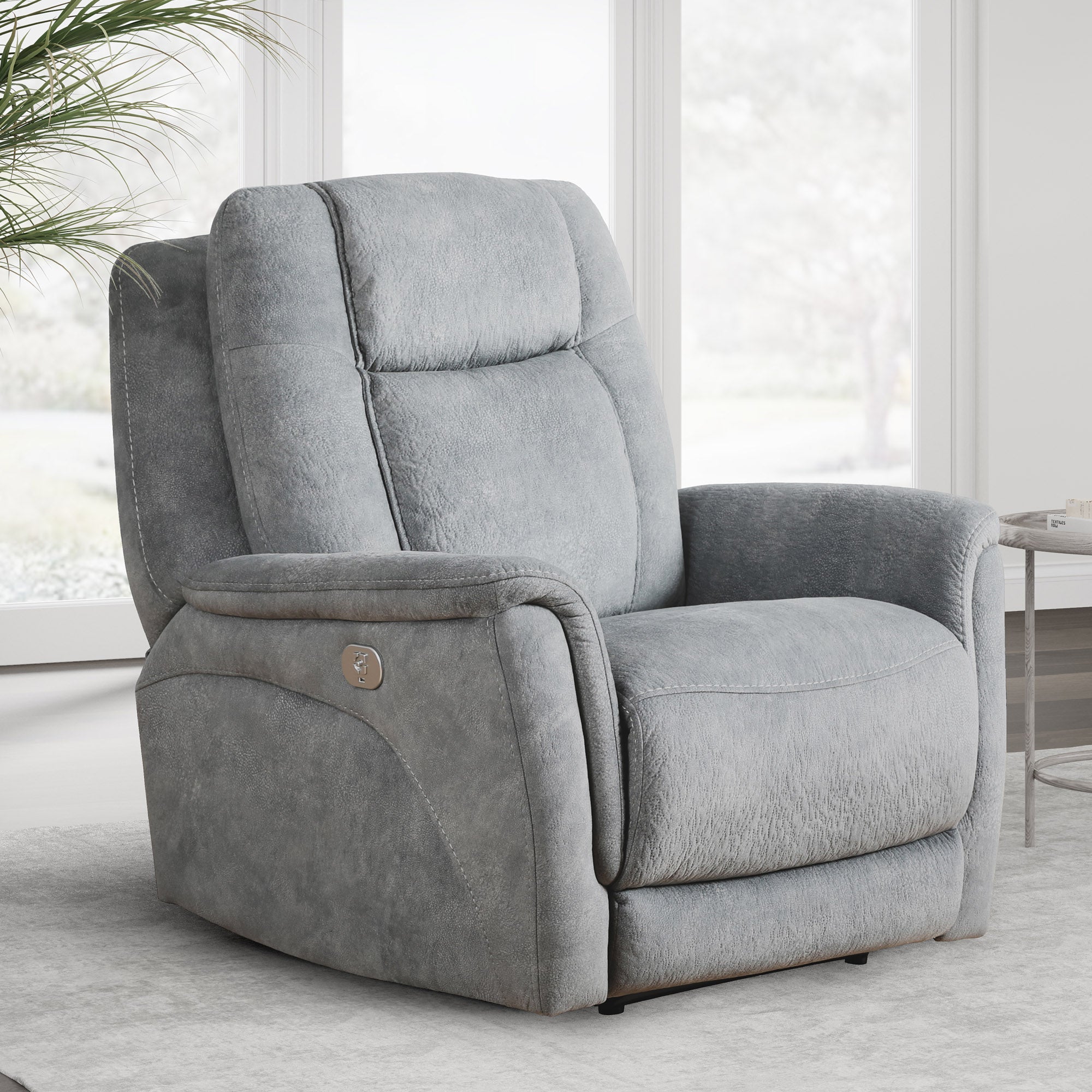 Parker Living Linus - Hudson Grey Zero Gravity Power Recliner