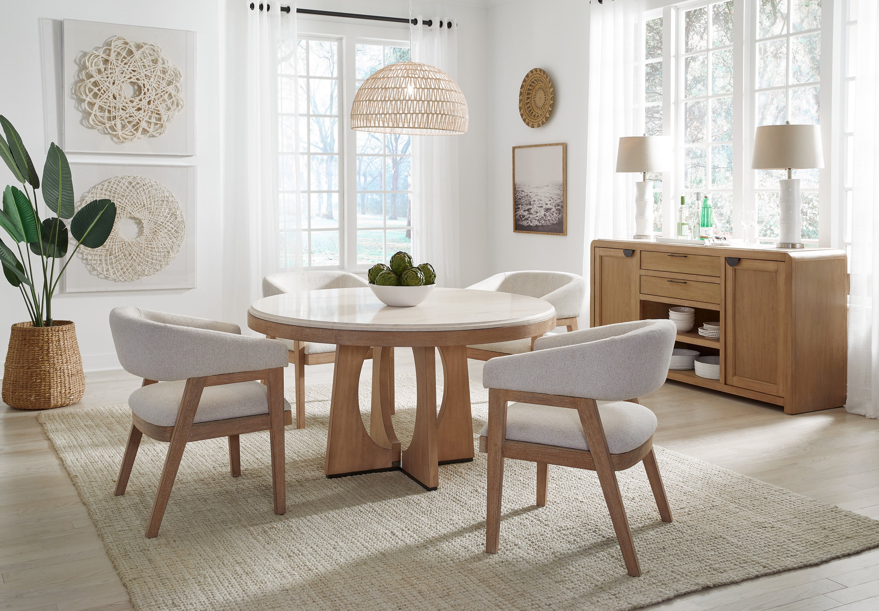 Parker House Escape - Dining Barrel Dining Chair (2/CTN Sold in pairs)