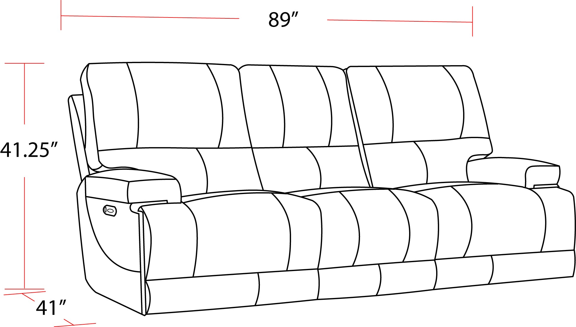 Parker Living Whitman - Verona Azure - Powered By Freemotion Power Reclining Sofa Loveseat and Recliner