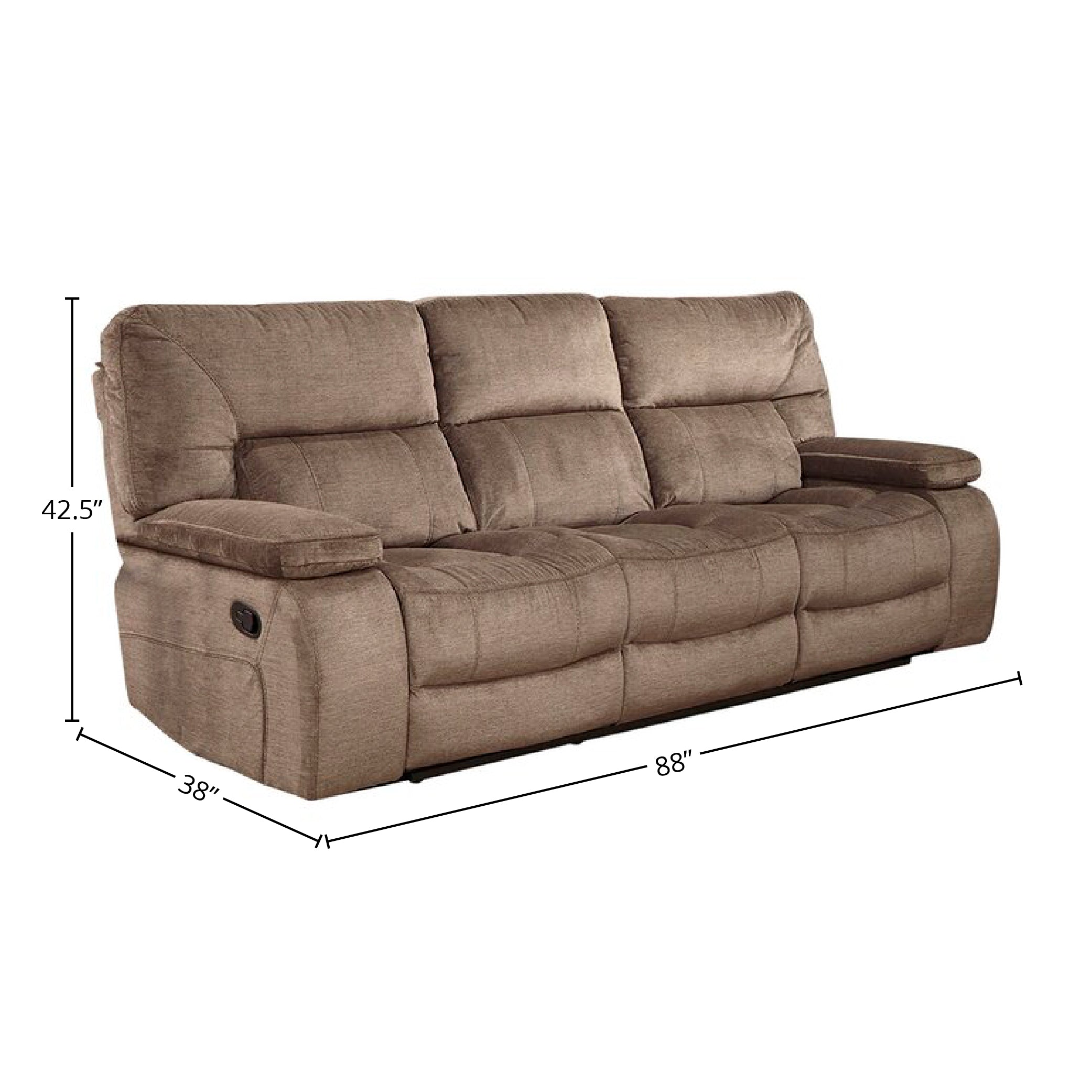 Parker Living Chapman - Kona Manual Reclining Sofa Loveseat and Recliner - MCHA-421-KON