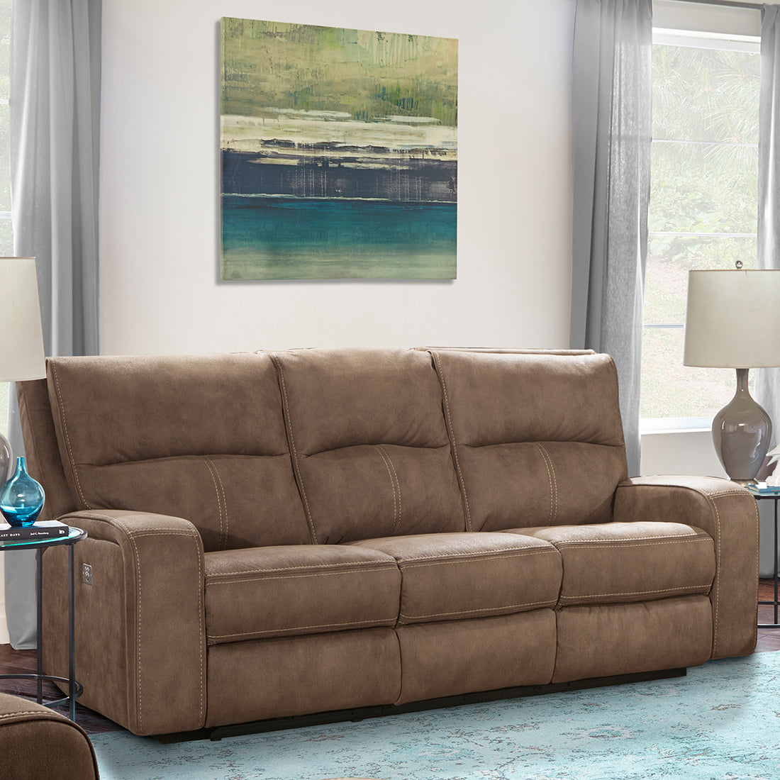Parker Living Polaris - Kahlua Power Reclining Sofa and Loveseat