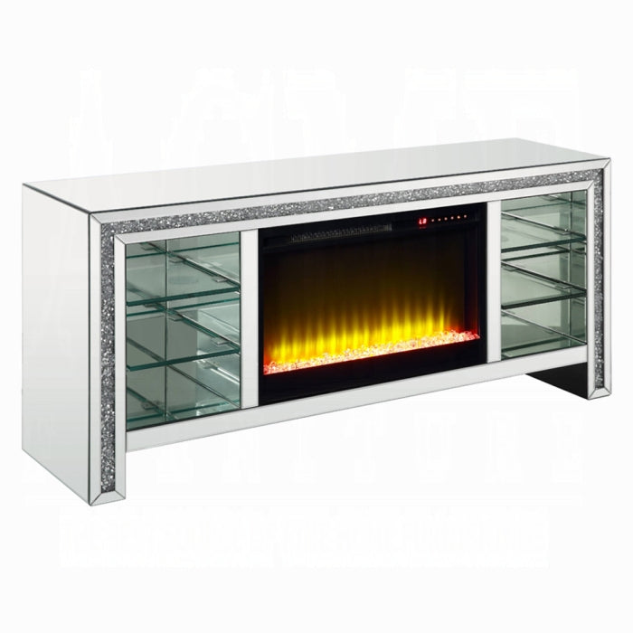 Noralie TV Stand With Fireplace and Led - Ideal Furniture (Fresno,CA)