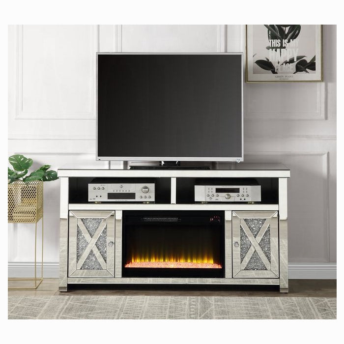 Noralie TV Stand With Fireplace - Ideal Furniture (Fresno,CA)