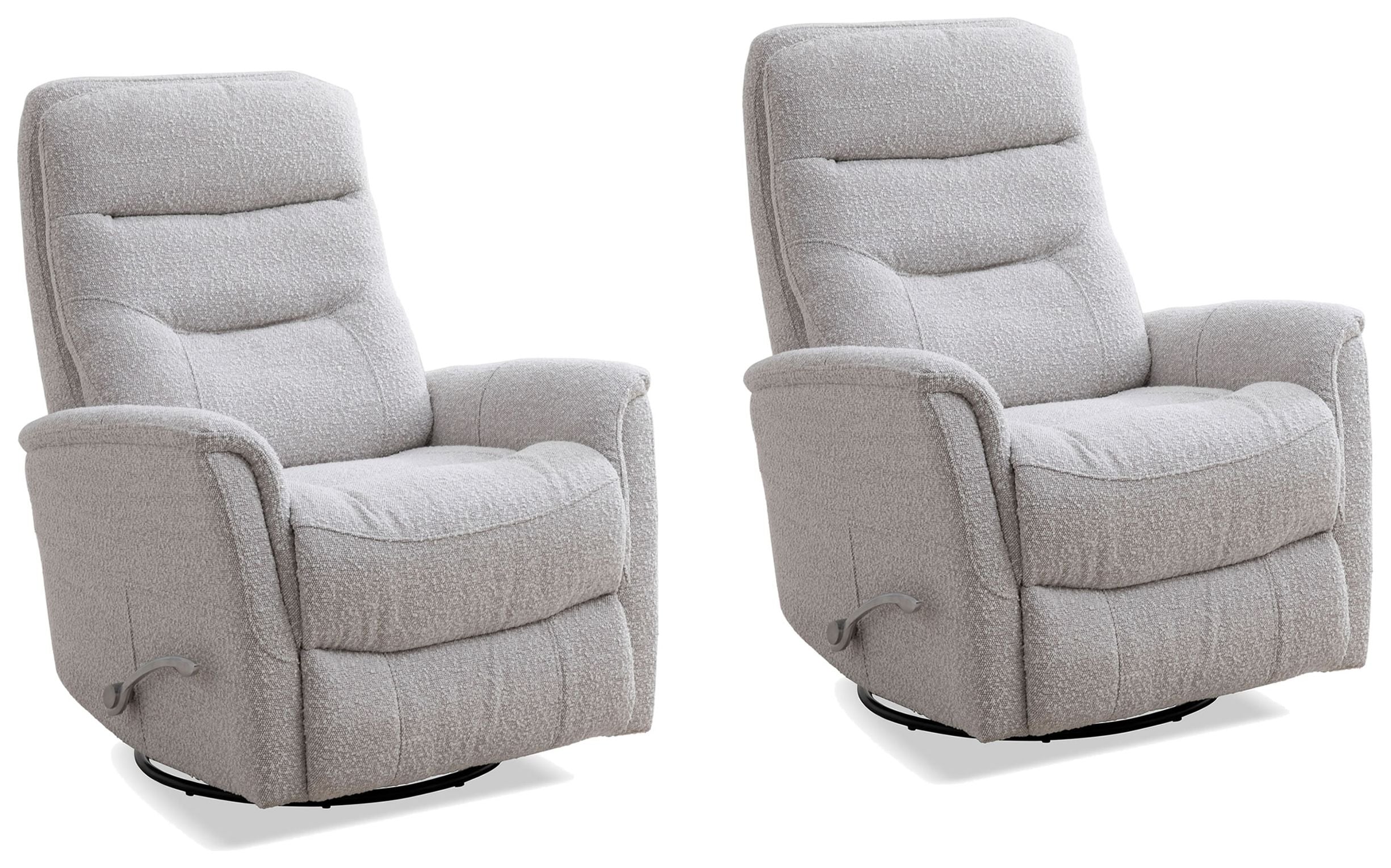 Parker Living Gemini - Bloke Cotton Swivel Glider Recliner Two Pack