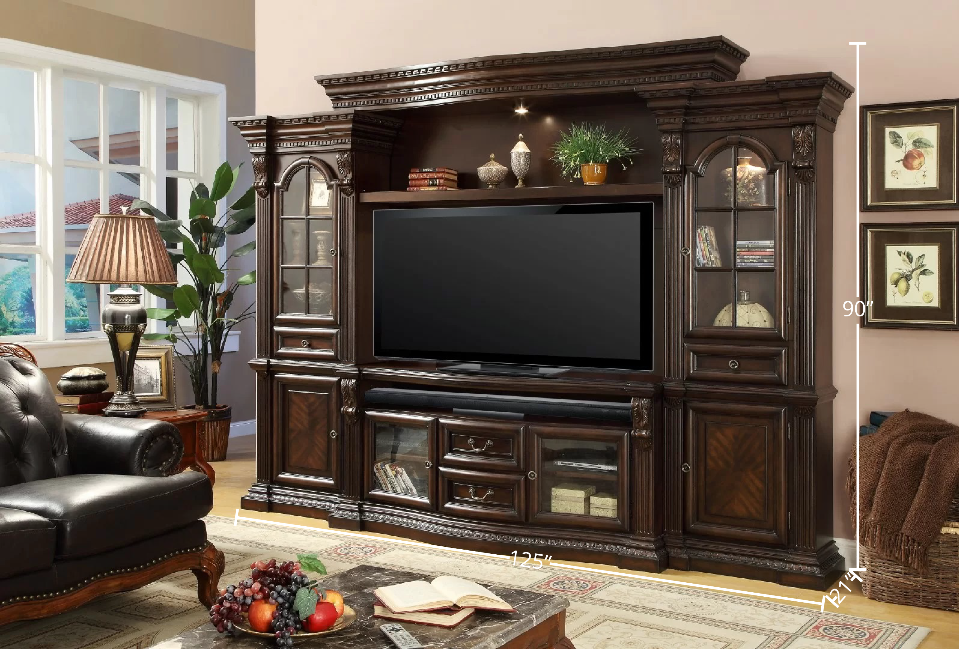 Parker House Bella 4 Piece Estate Wall