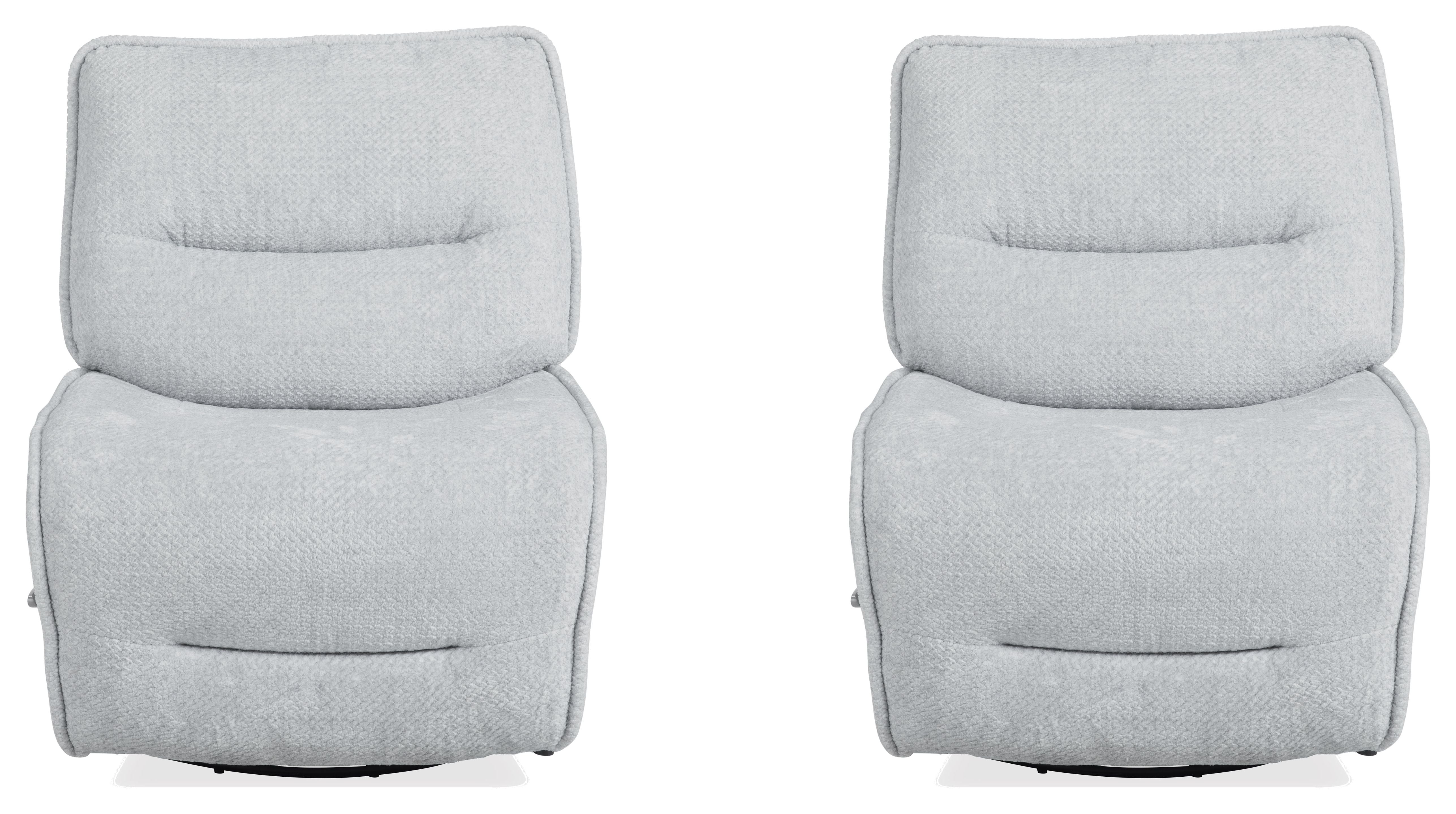 Parker Living Leo - Silver Fox Armless Recliner Two Pack