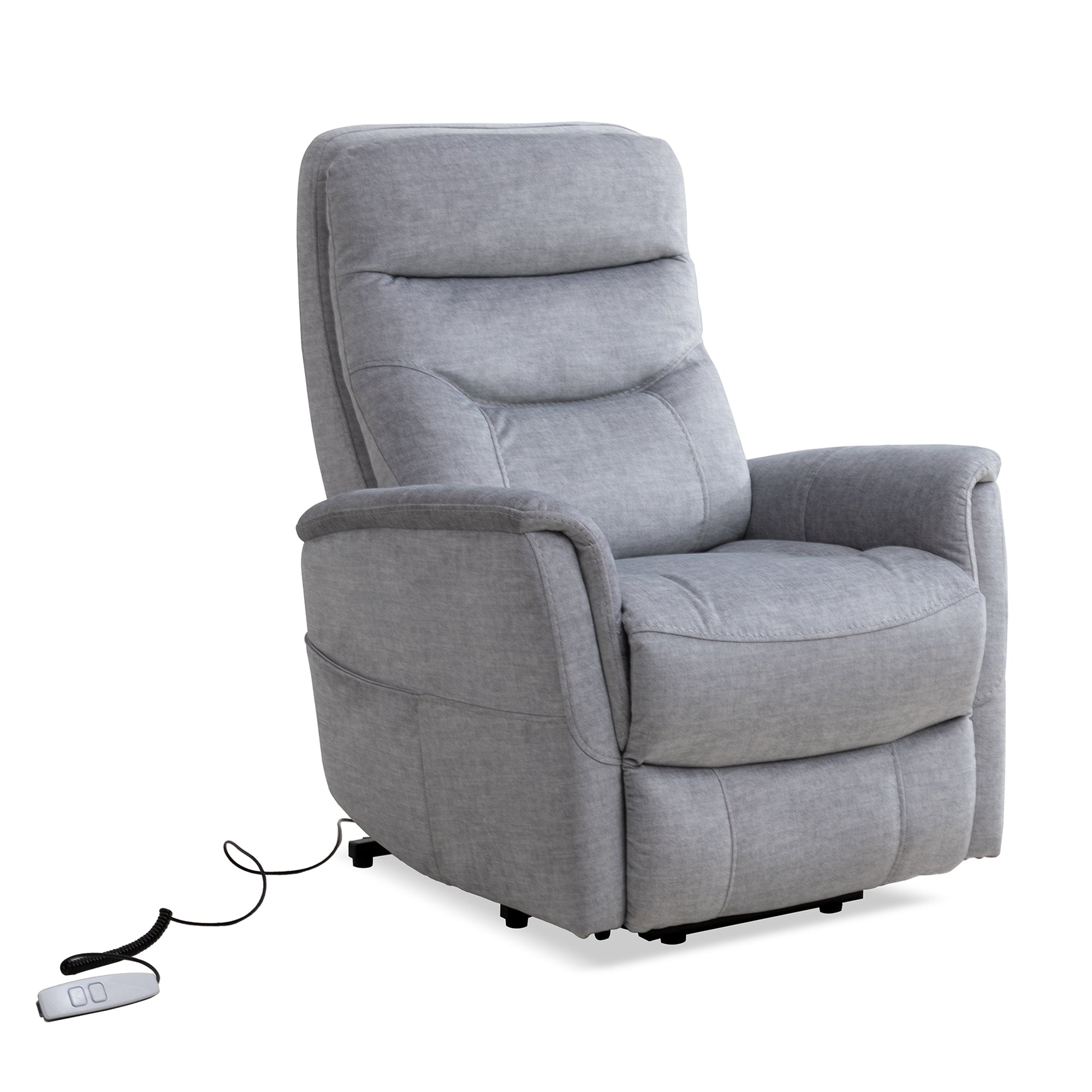 Parker Living Gemini - Capri Silver Power Lift Recliner with Articulating Headrest