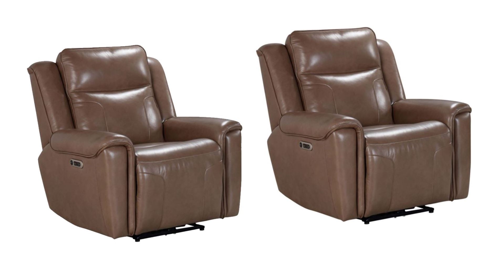 Parker Living Atlantis - Smooth Latte Power Zero Gravity Recliner Two Pack