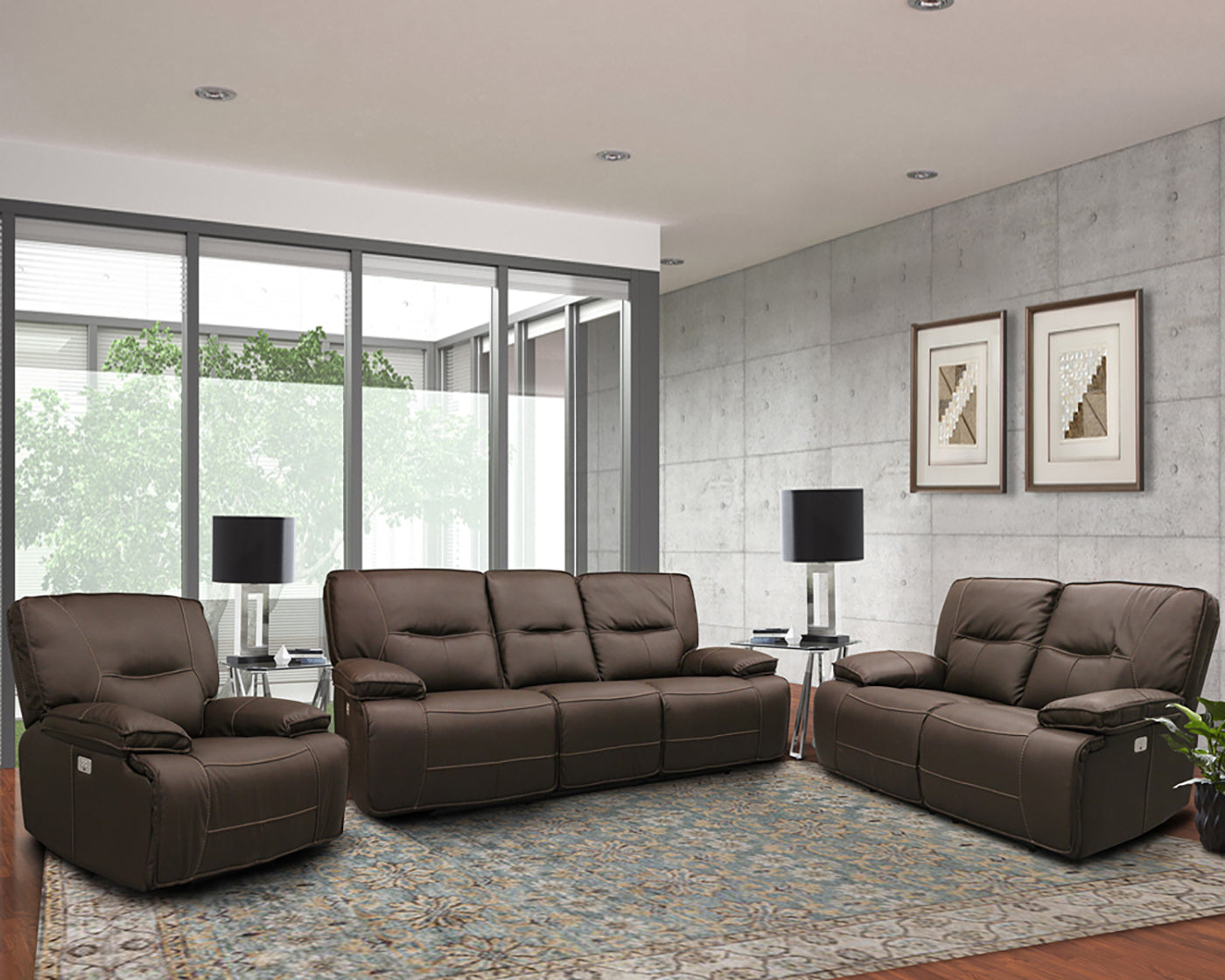 Parker Living Spartacus - Chocolate Power Recliner Two Pack