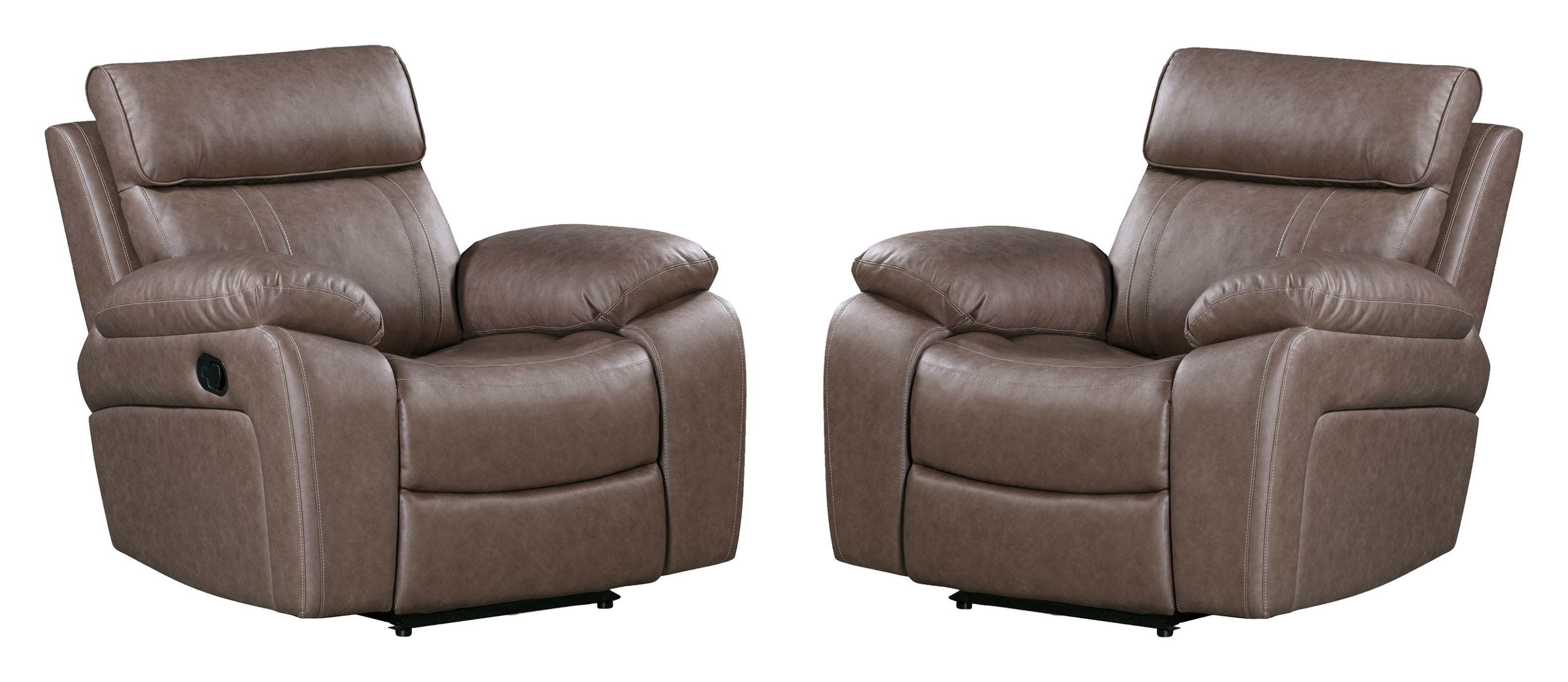 Parker Living Theon - Stokes Toffee Glider Recliner Two Pack