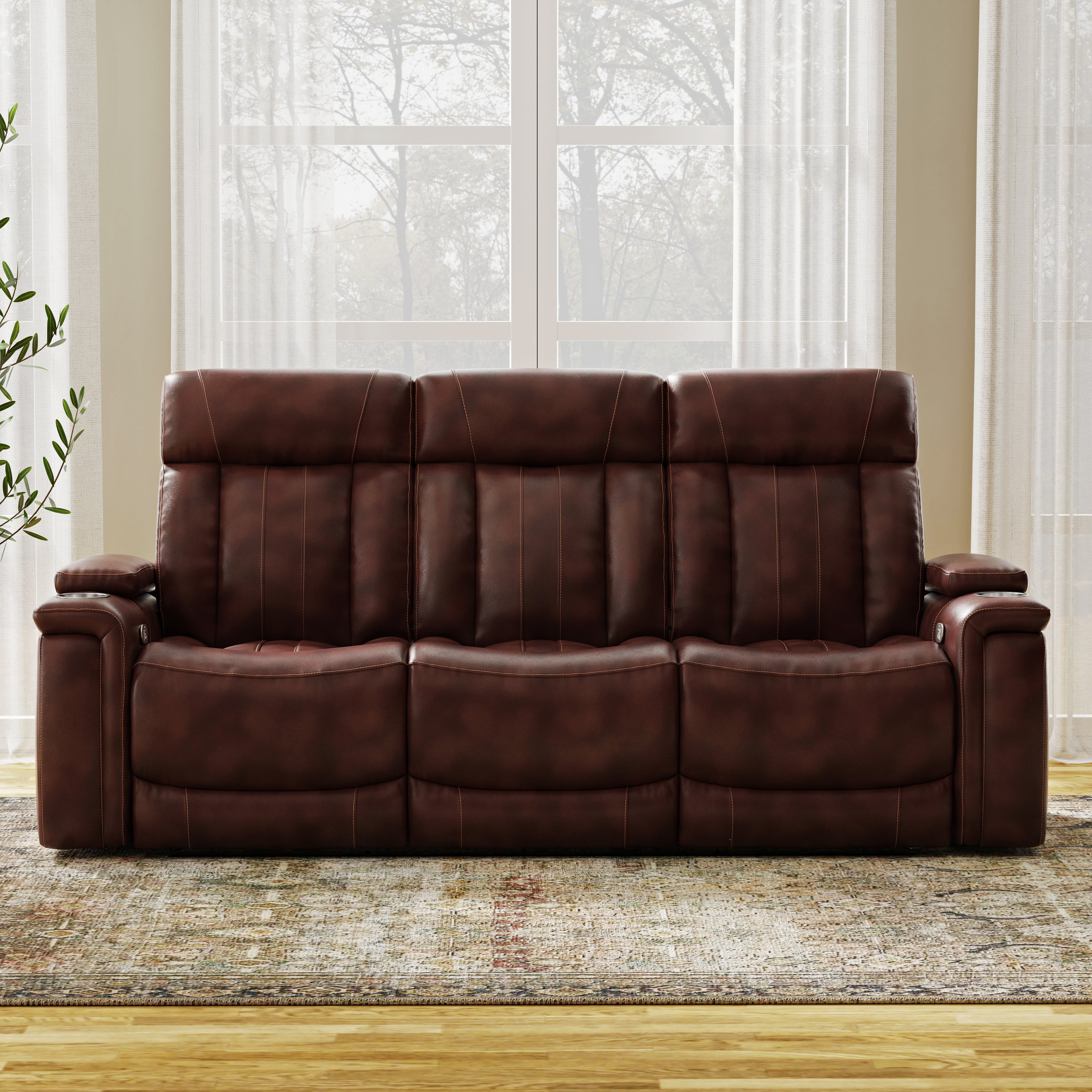 Parker Living Royce - Fantom Brown Power Reclining Sofa and Recliner