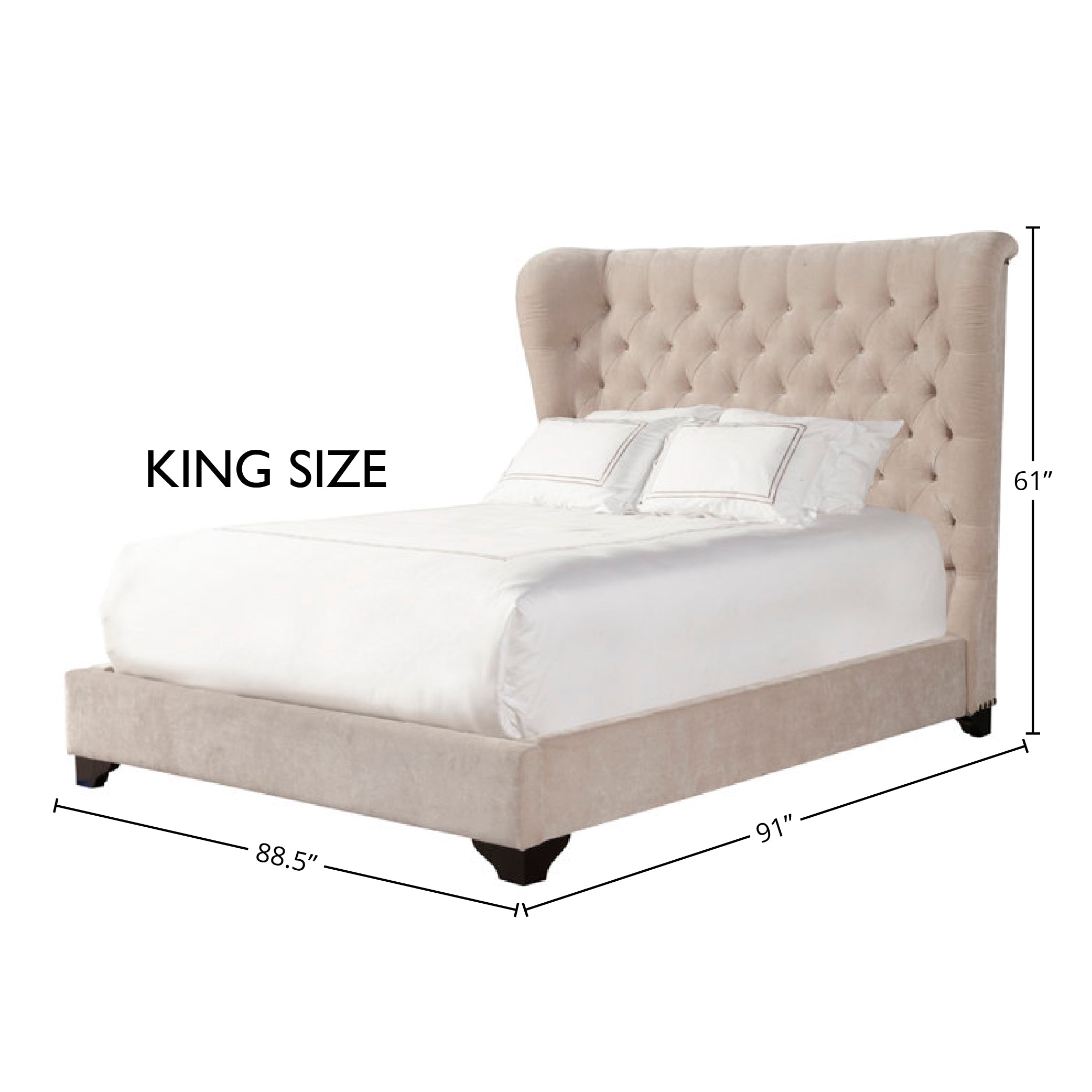 Parker Living Sleep Chloe - Meringue King Bed