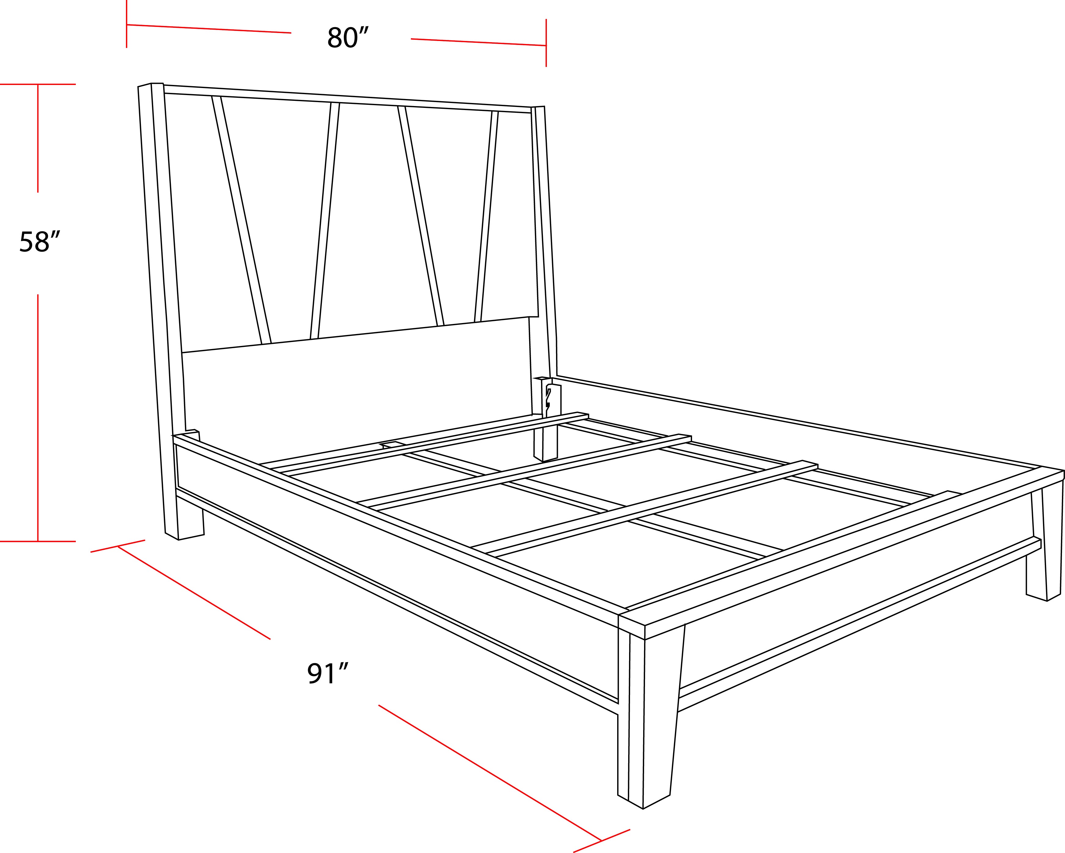 Parker House Pure Modern Bedroom King Panel Bed