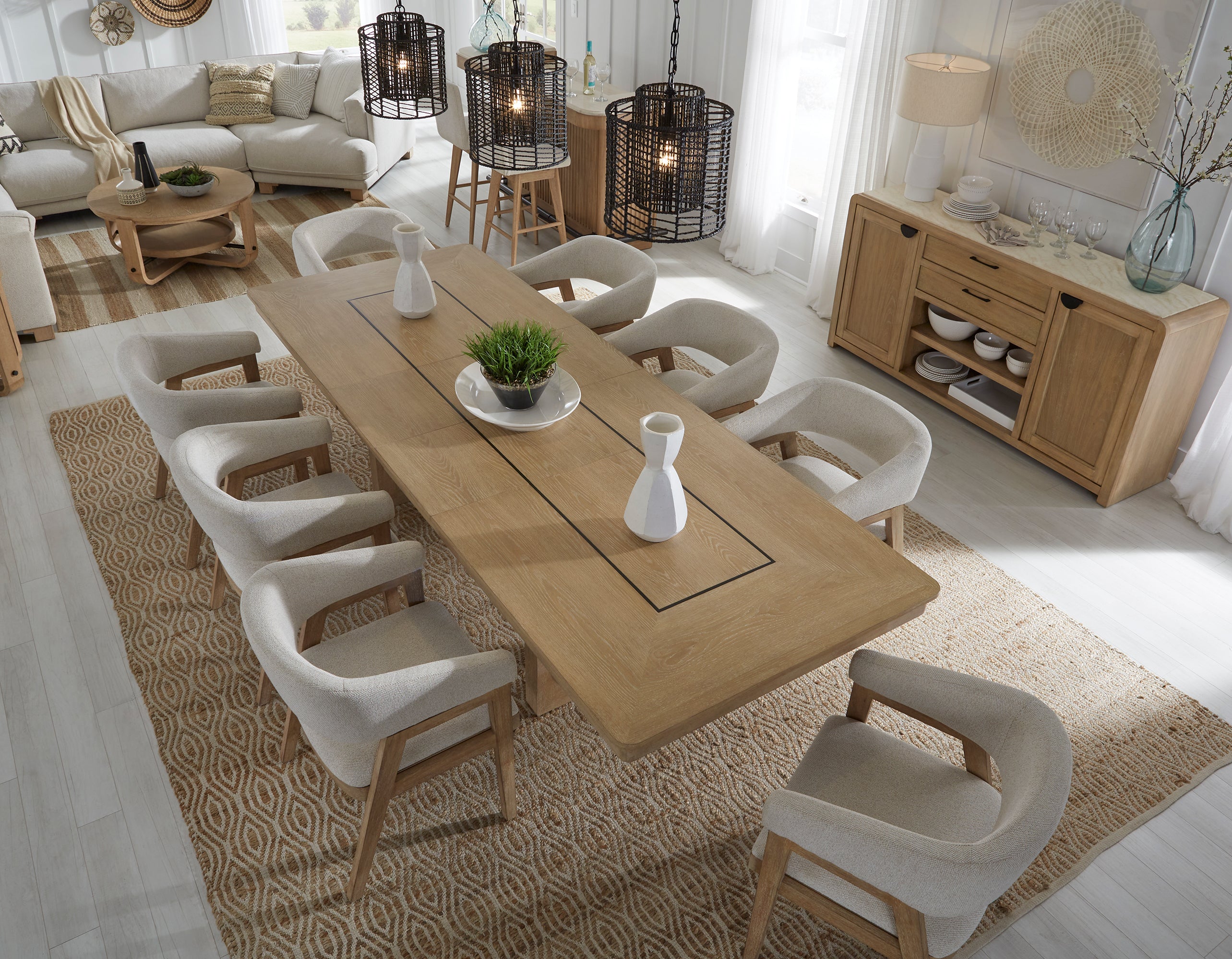 Parker House Escape - Dining 84 In. Extendable Dining Table