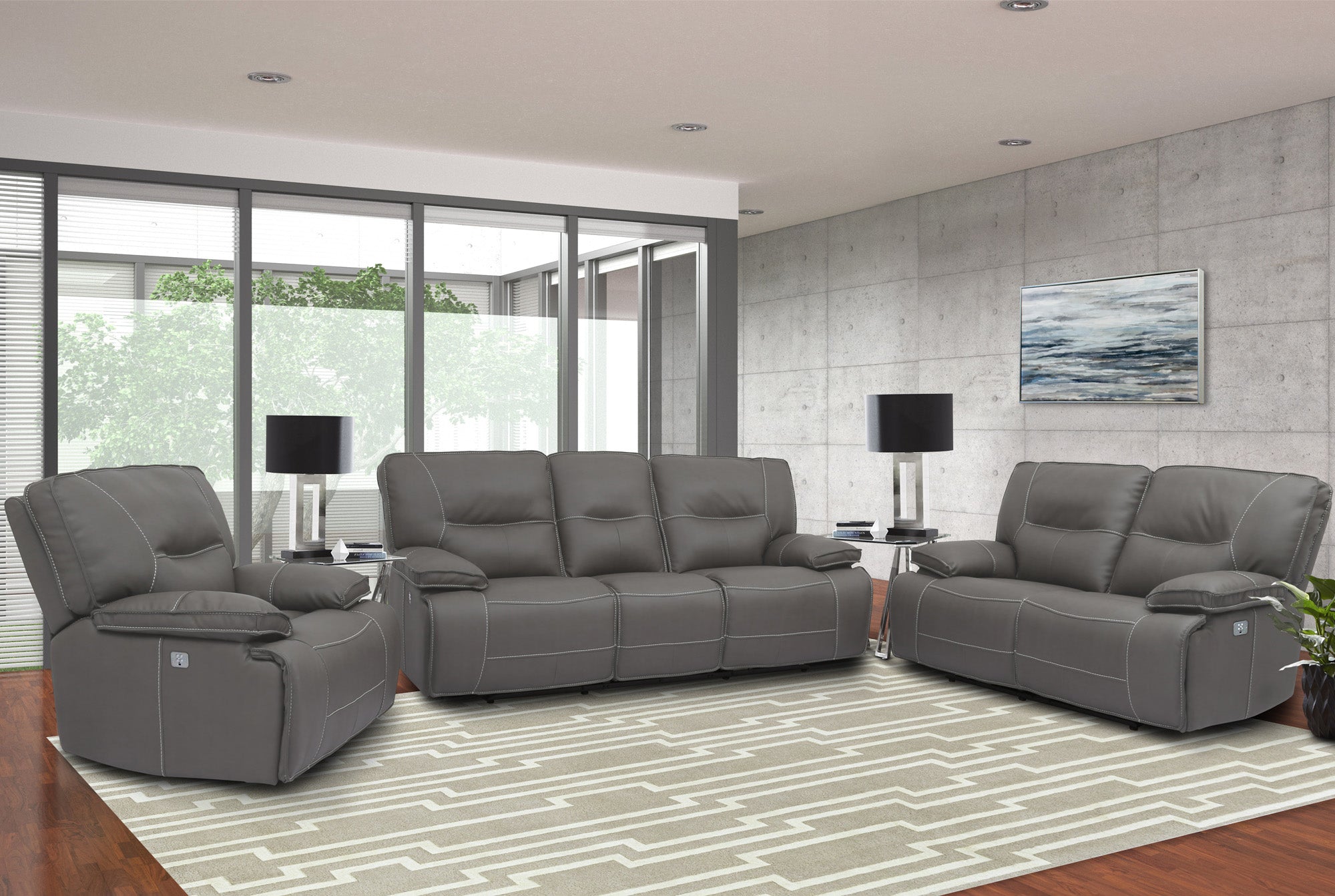 Parker Living Spartacus - Haze Power Recliner Two Pack