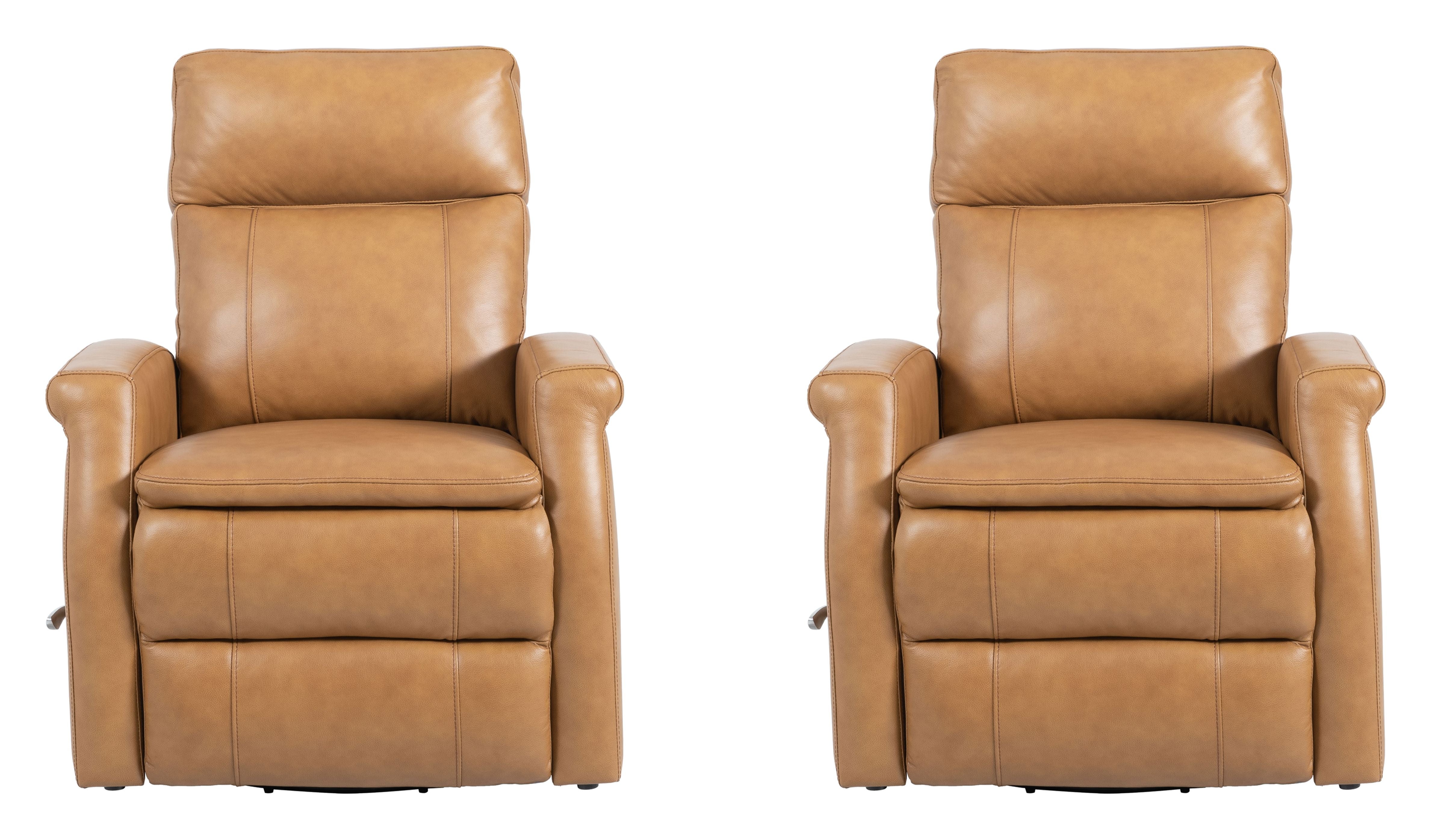 Parker Living Bristol - Russet Swivel Glider Recliner Two Pack