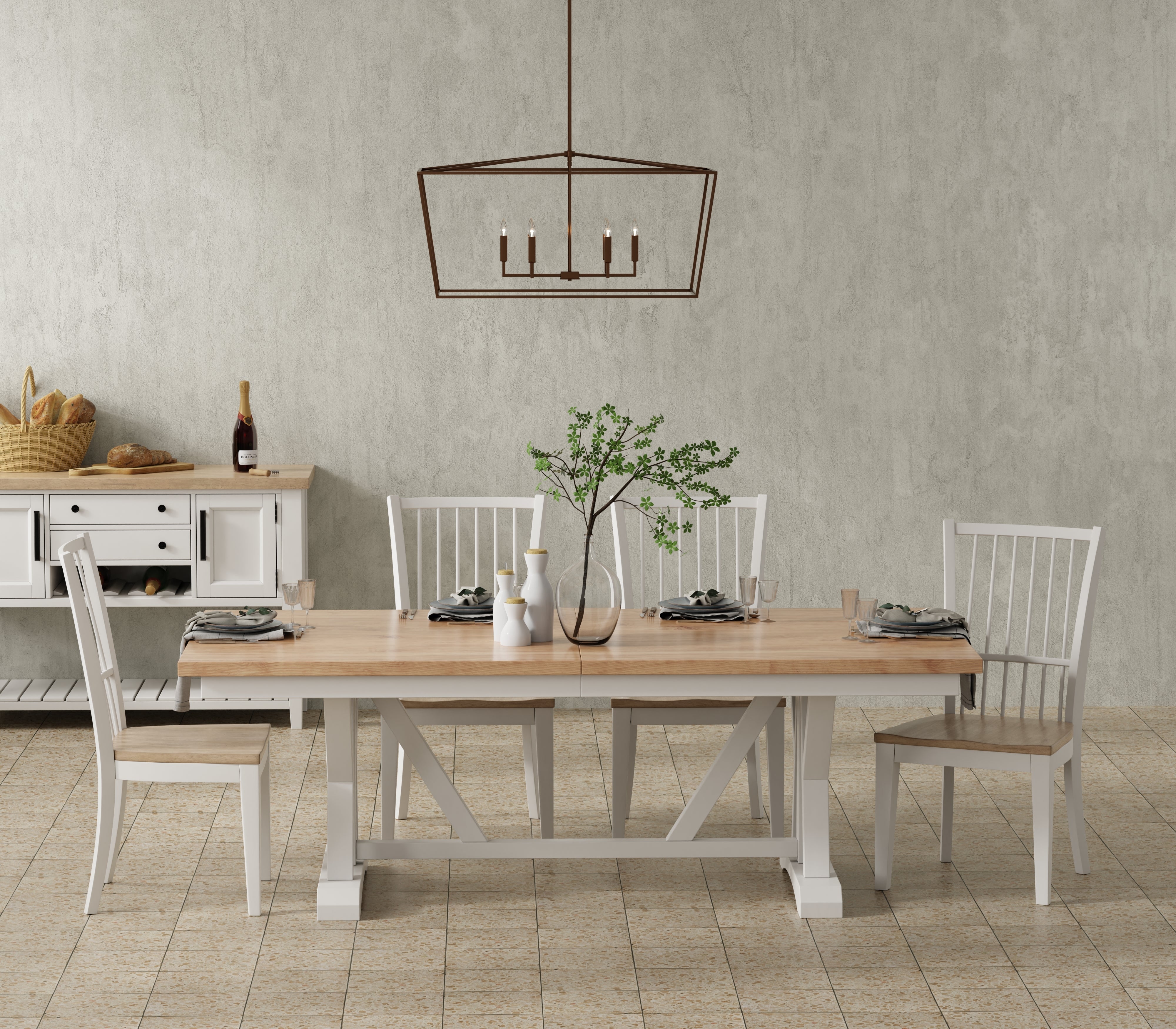Parker House Americana Modern Dining Spindle Back Dining Chair (2/CTN Sold in pairs)