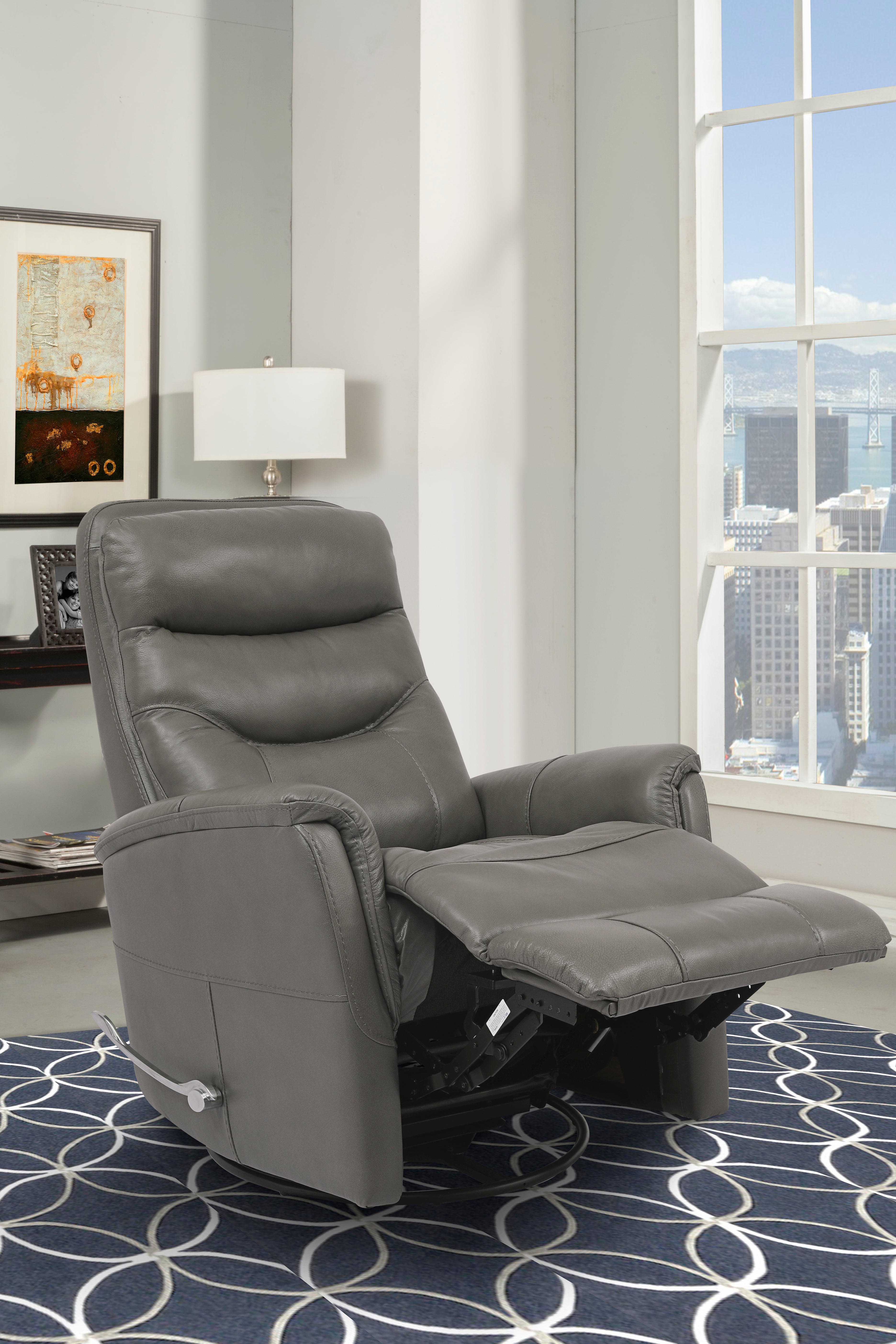 Parker Living Gemini - Ice Swivel Glider Recliner Two Pack