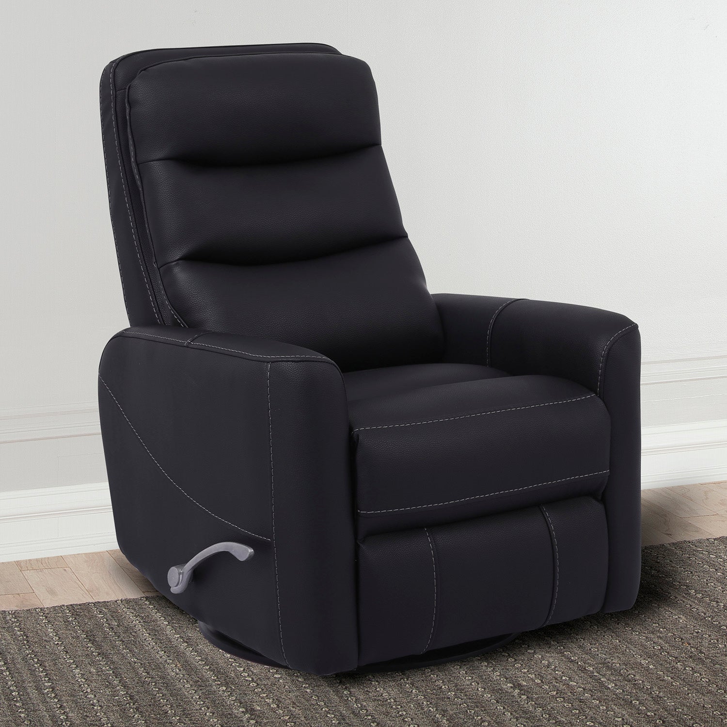 Parker Living Hercules - Black Swivel Glider Recliner