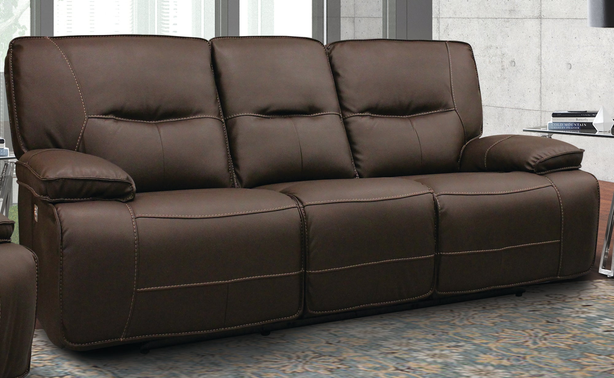 Parker Living Spartacus - Chocolate Power Reclining Sofa and Recliner