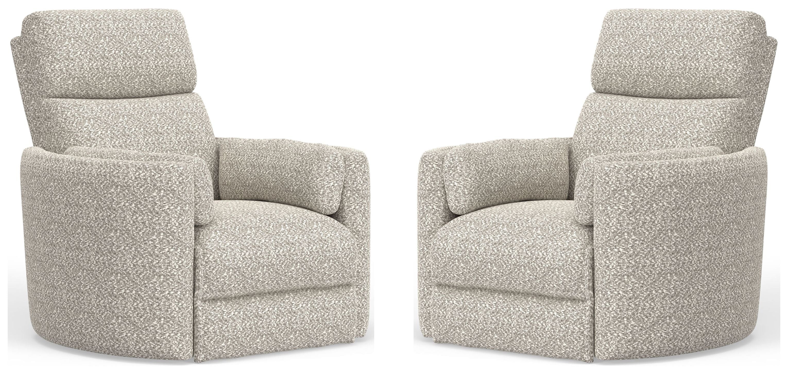 Parker Living Radius - Tatum River Rock Power Swivel Glider Recliner Two Pack