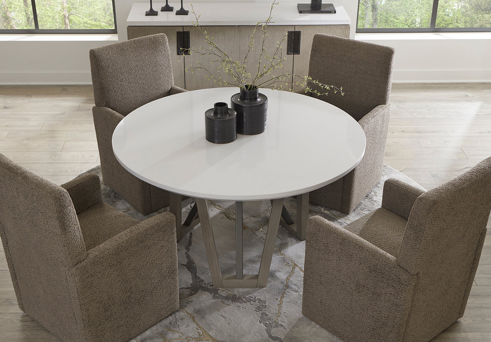 Parker House Pure Modern Dining Upholstered Caster Chair