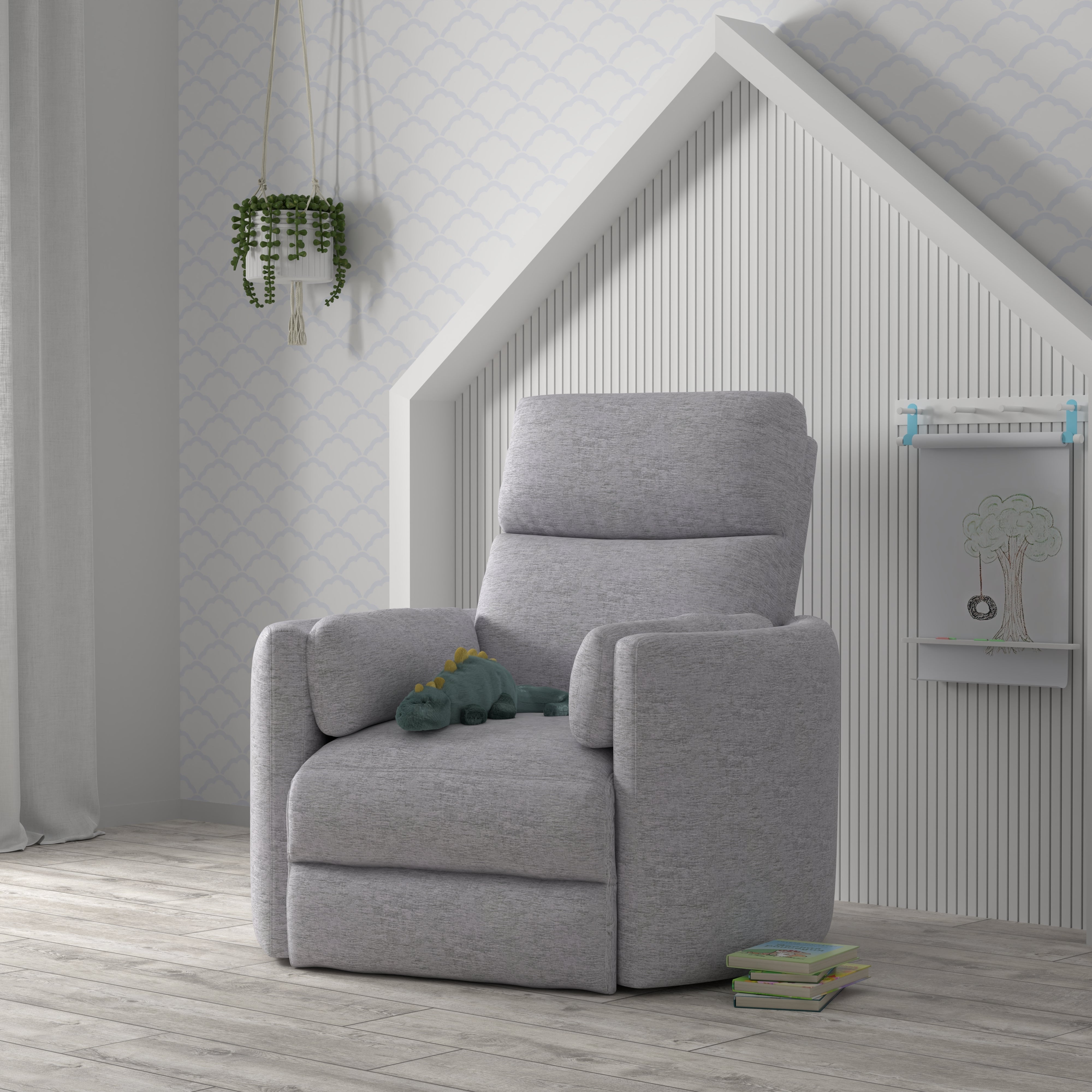 Parker Living Radius - Mineral Power Swivel Glider Recliner