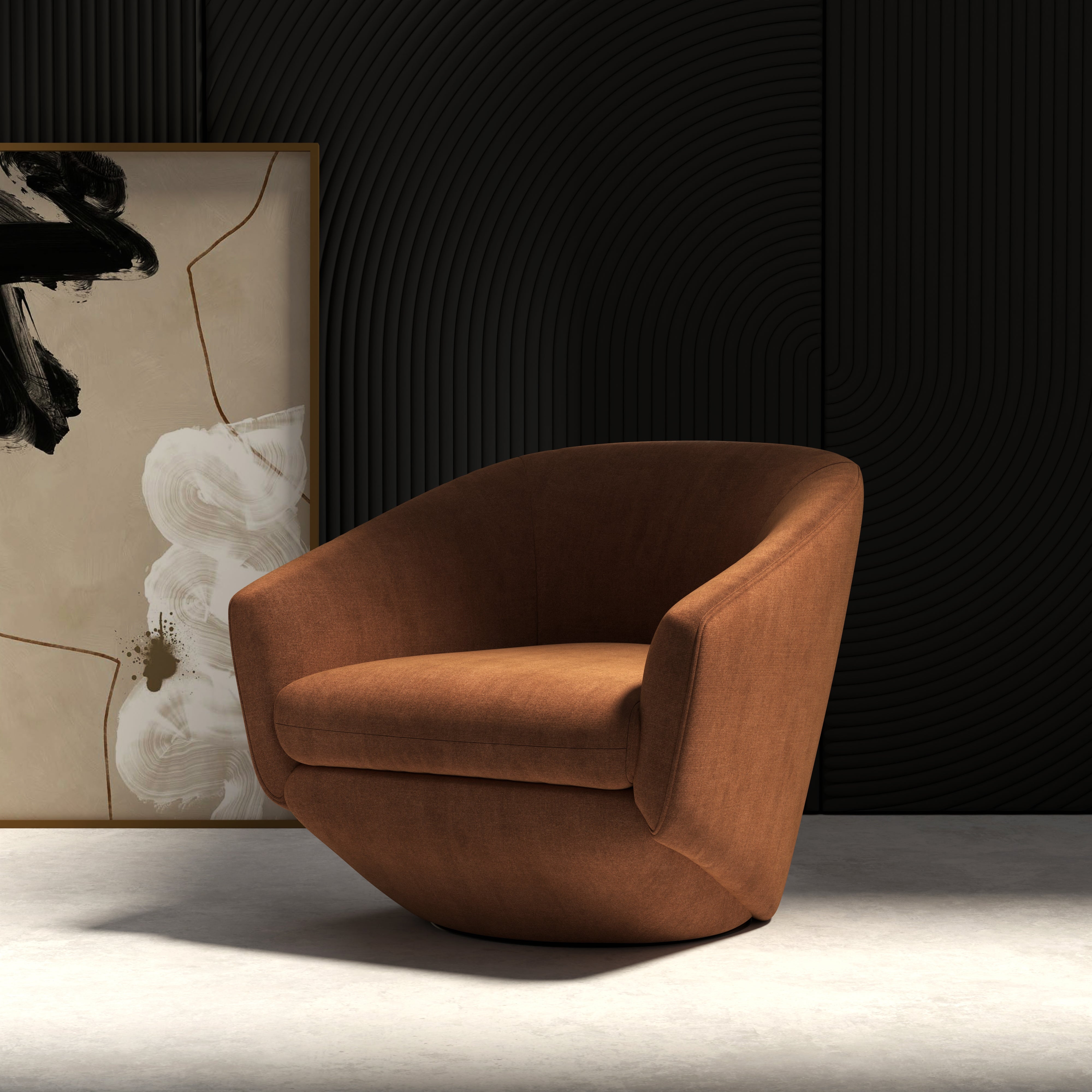Parker Living The Twist - Elise Rust Swivel Chair