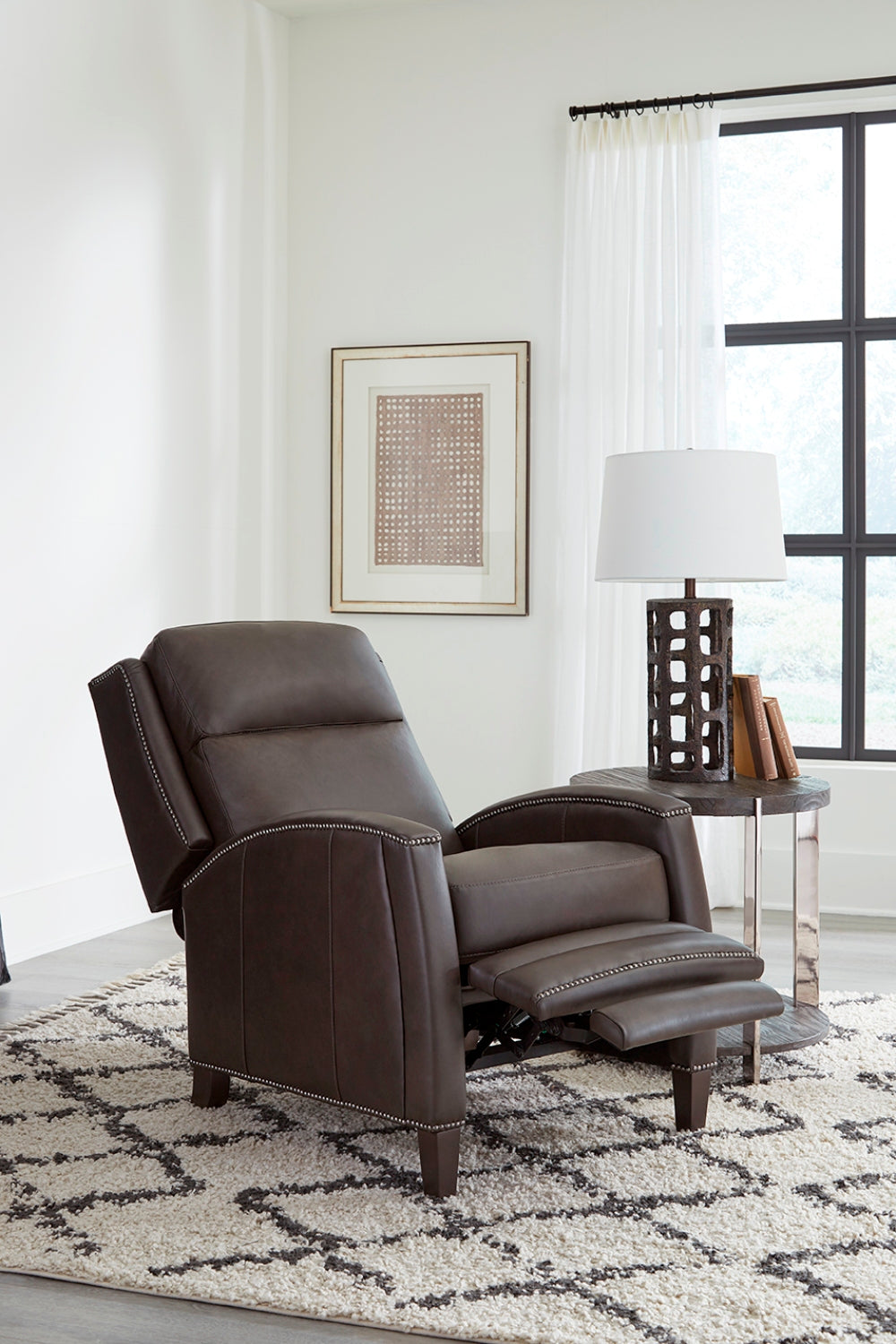 Parker Living Vermont - Slate Noire Power High Leg Recliner P2 - Power by FreeMotion