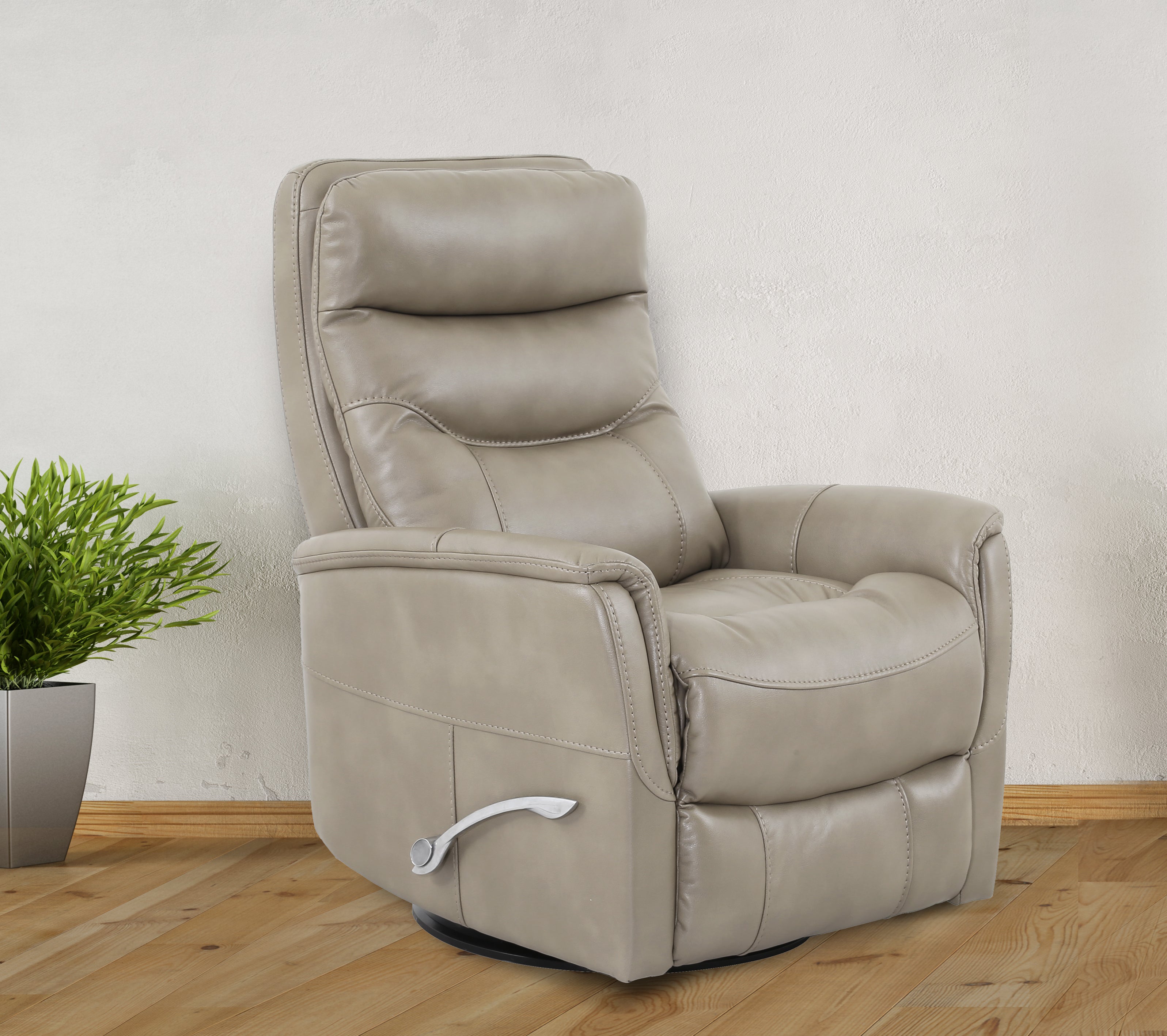 Parker Living Gemini - Linen Swivel Glider Recliner Two Pack