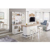 Parker House Americana Modern Dining 66 In. Buffet and Hutch with Quartz Insert