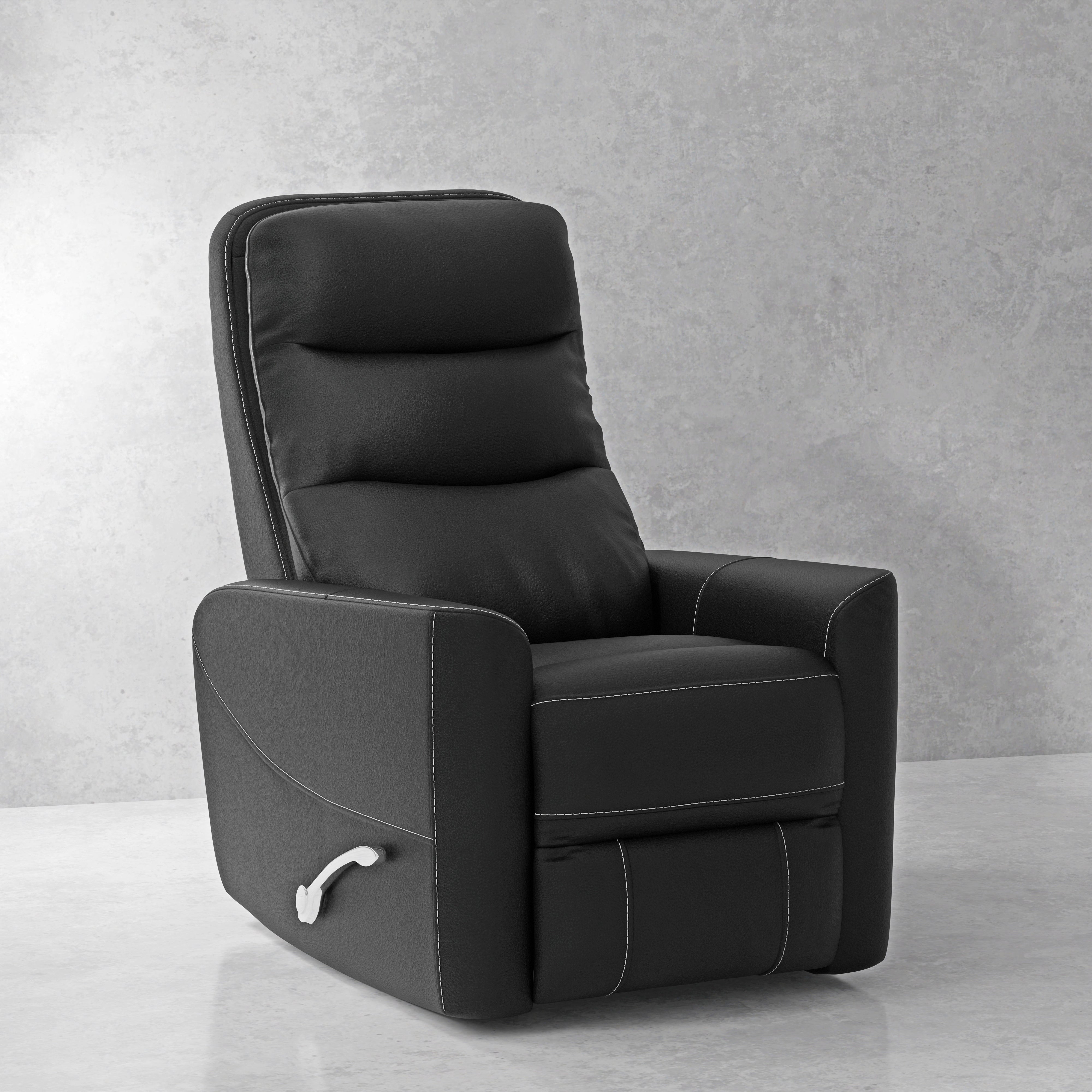 Parker Living Hercules - Black Swivel Glider Recliner