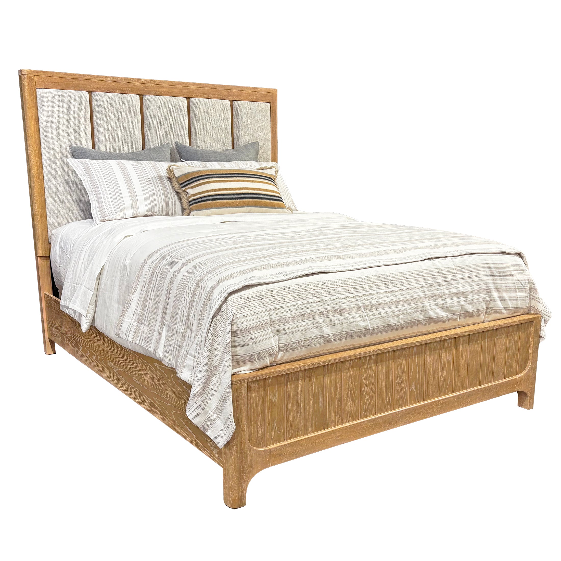 Parker House Escape - Bedroom Queen Panel Bed with 2 Nightstands