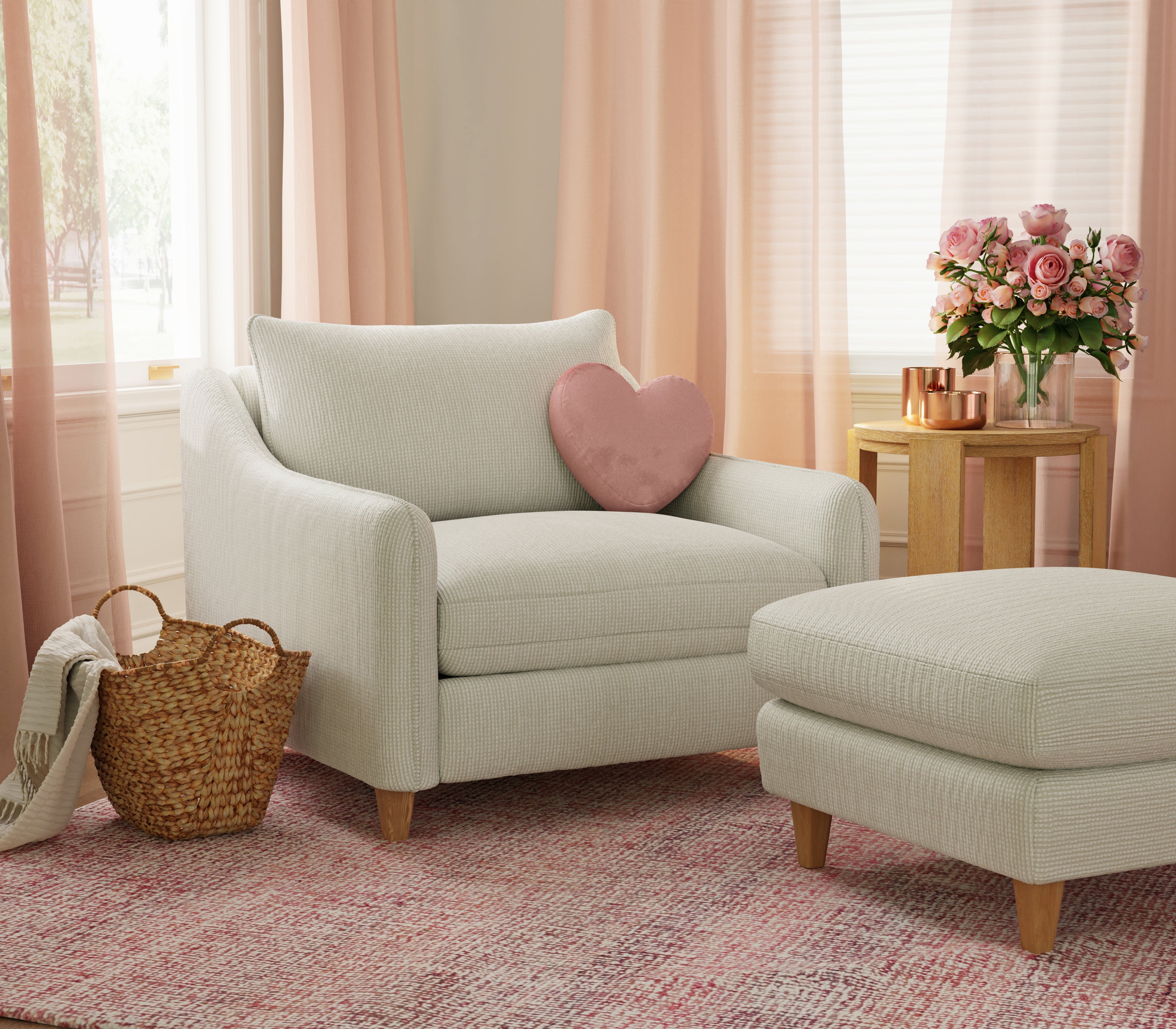 Parker Living Vogue - Farlo Chalk Ottoman