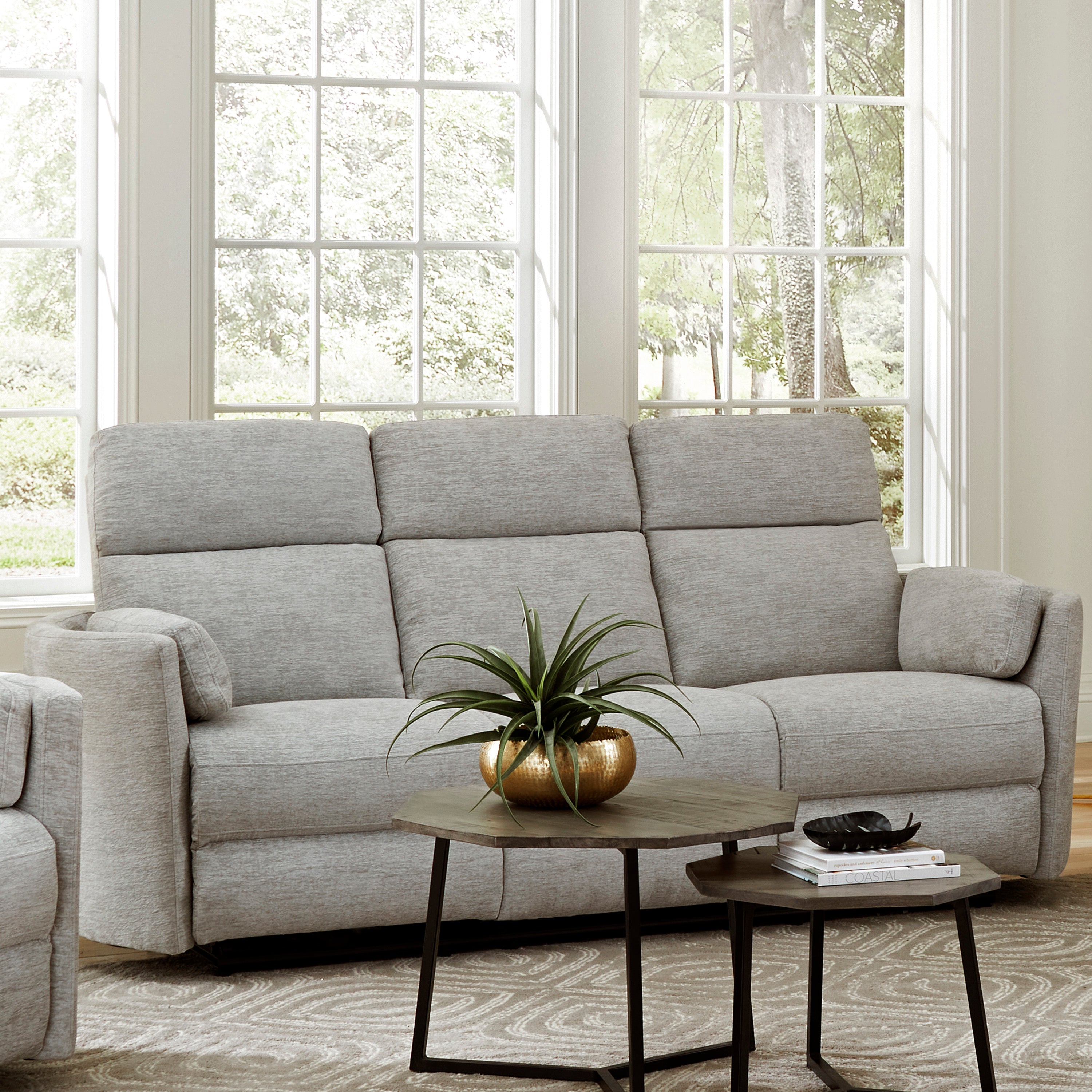 Parker Living Radius - Mineral Power Reclining Sofa Loveseat and Recliner