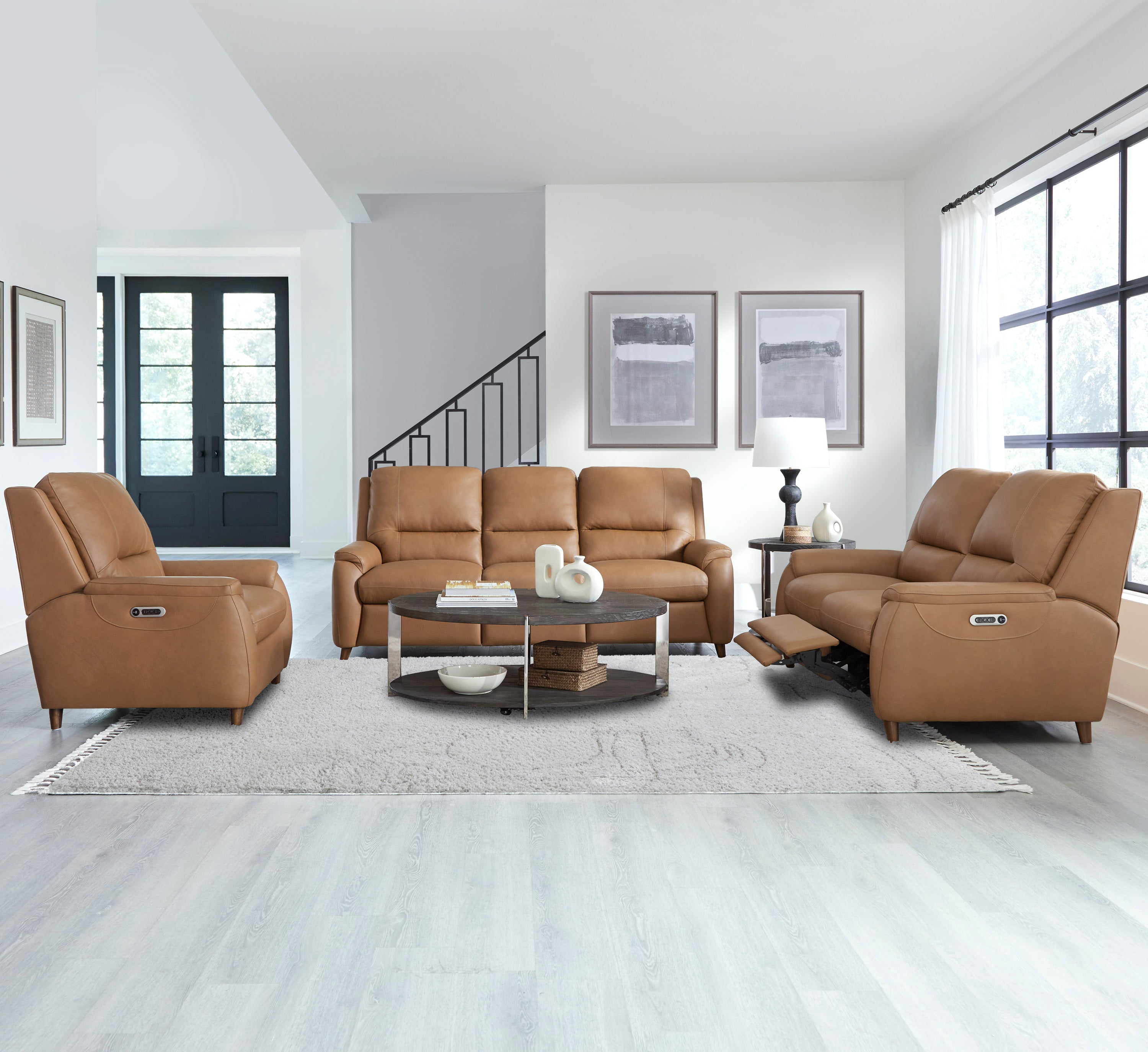 Parker Living Austin - Caramel Cream Power Reclining Sofa P2