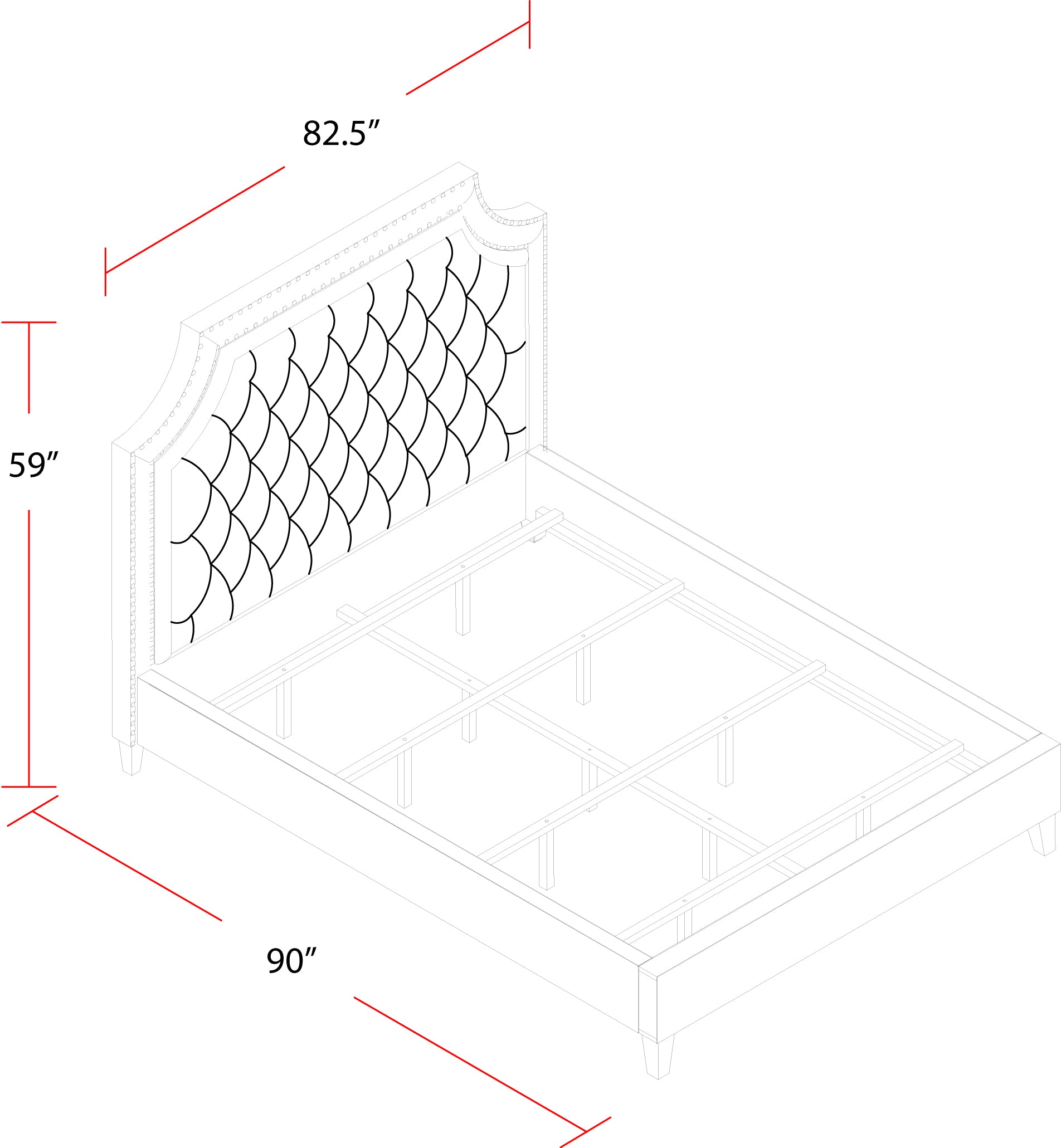 Parker Living Sleep Jasmine - Champagne King Bed