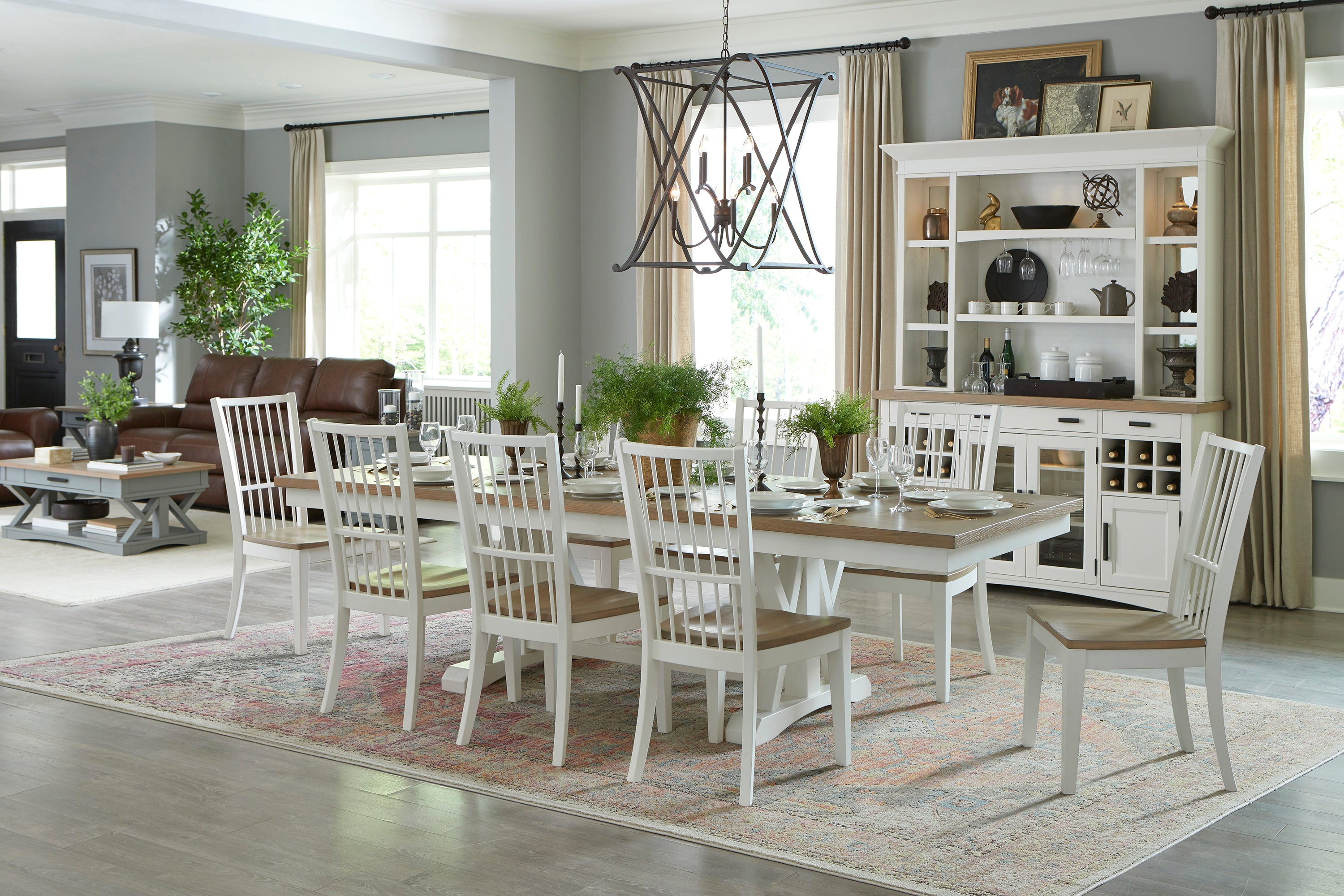 Parker House Americana Modern Dining Spindle Back Dining Chair (2/CTN Sold in pairs)